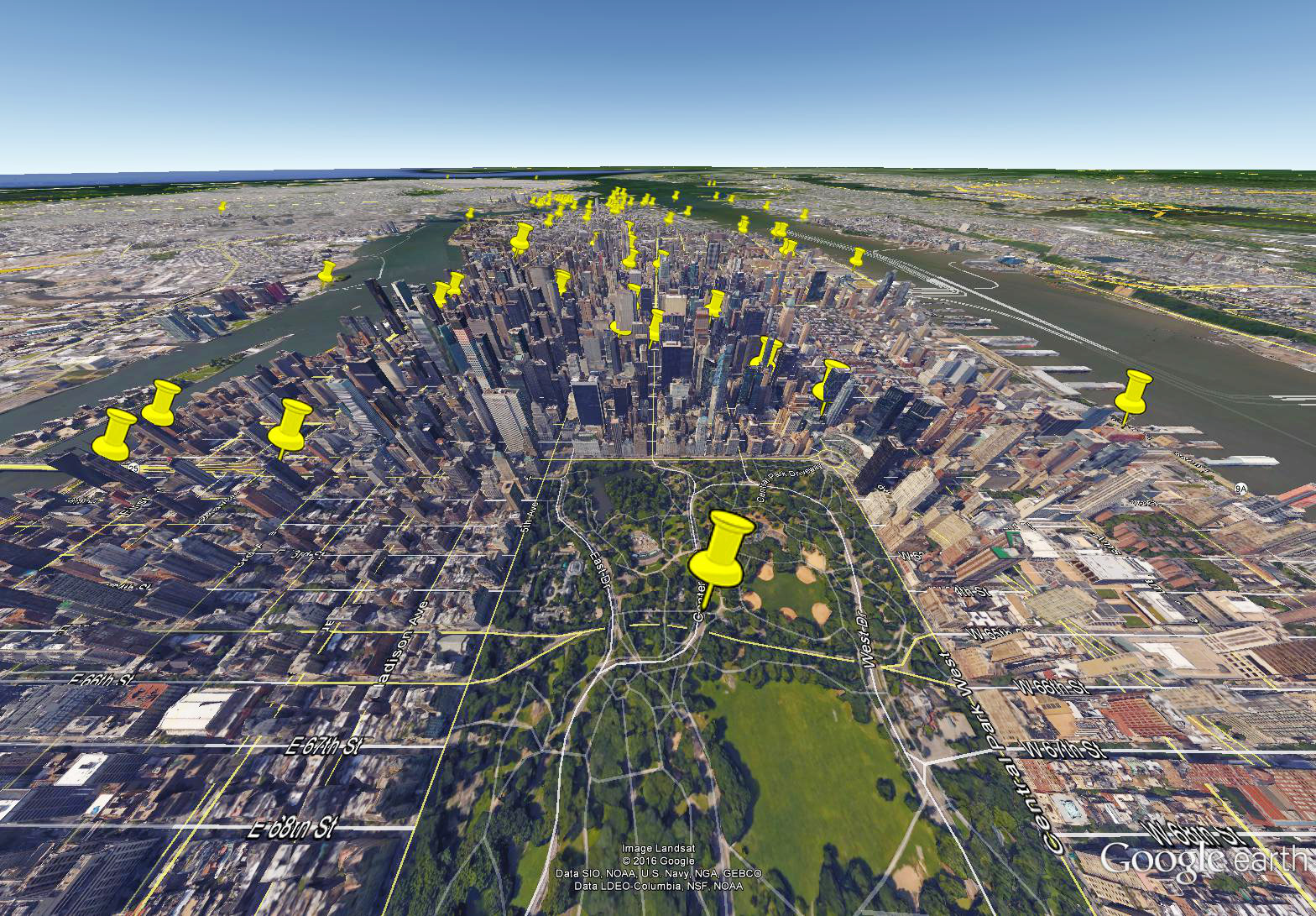 Some of the places I was hoping to visit in New York City