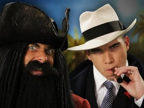 Blackbeard vs Al Capone. Epic Rap Battles of History Season 3.