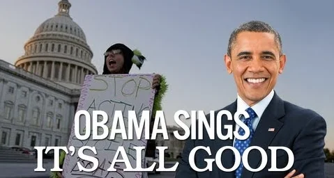 Barack and Michelle Obama Singing It's All Good by Ne-Yo and Cher Lloyd