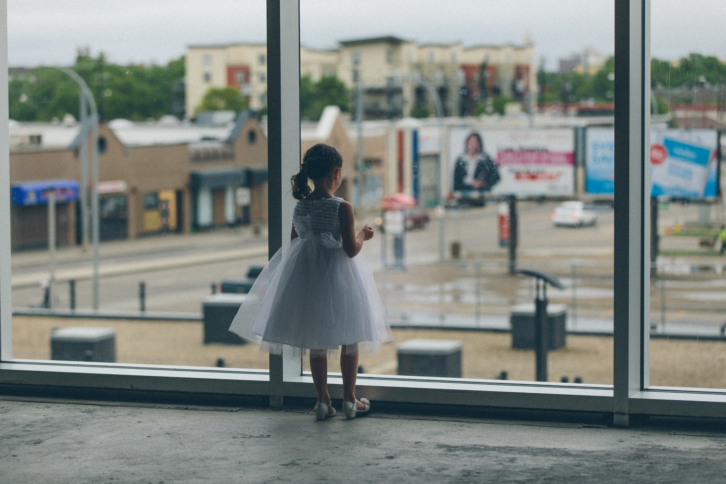 A flower girl reflects.