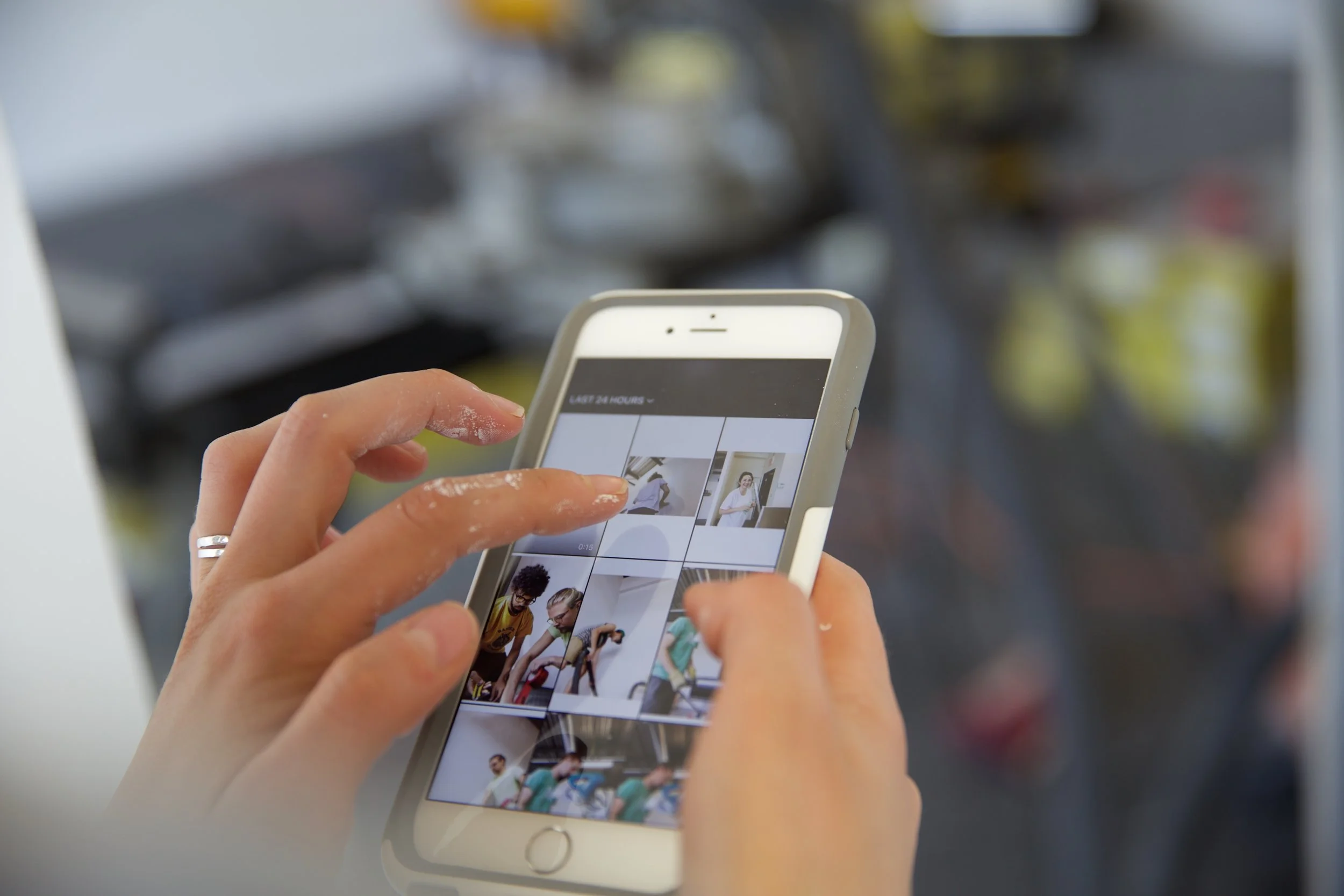 Our in-house Instagram Story expert, Abigail, truly was working while capturing the moments.