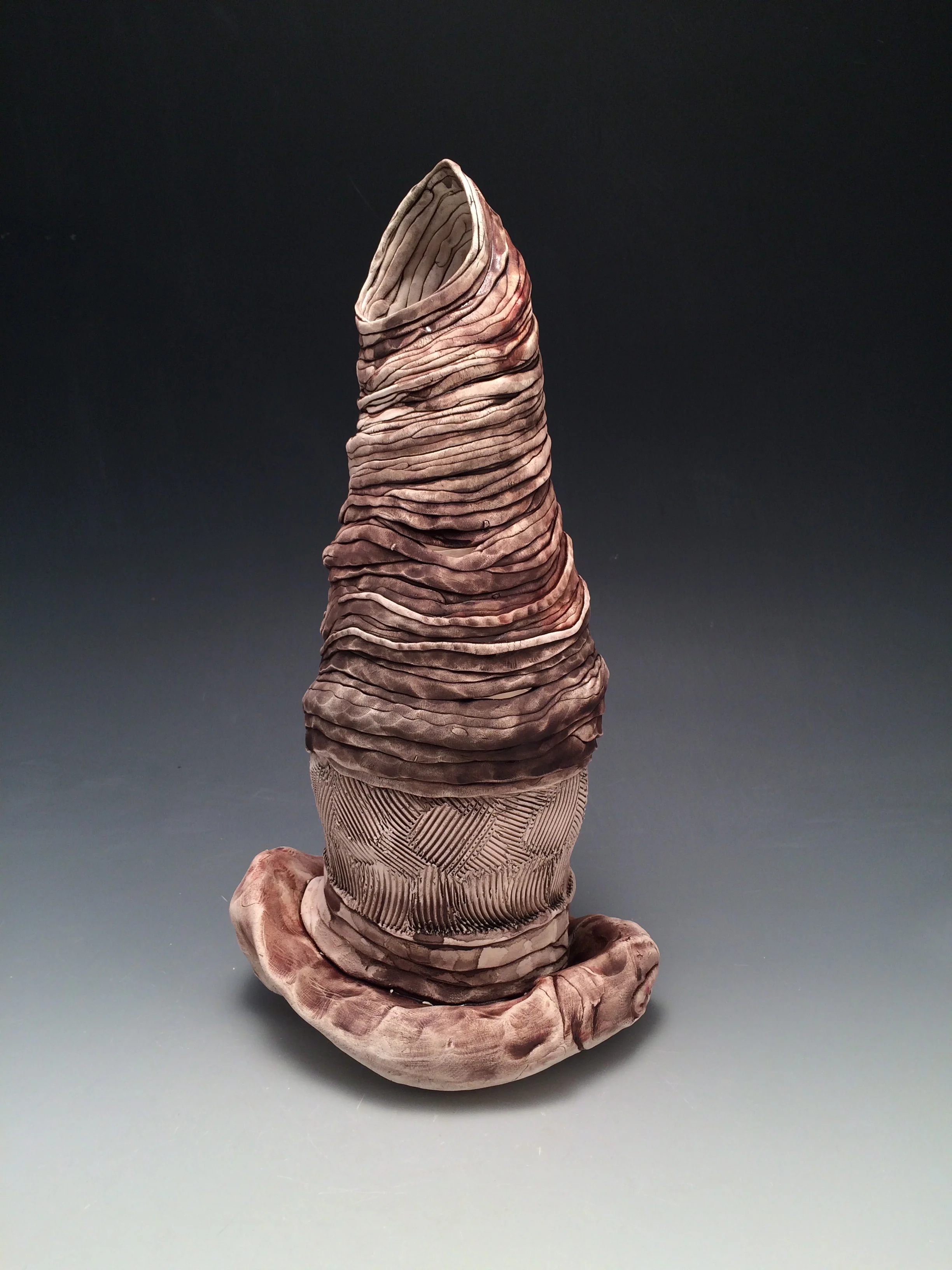 porcelain, stain 15" tall 2015