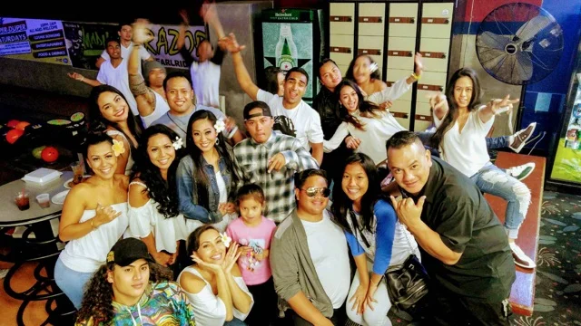 March 25, 2017 The Malu Cast enjoying a night out at Aiea Bowl. What a fun night!