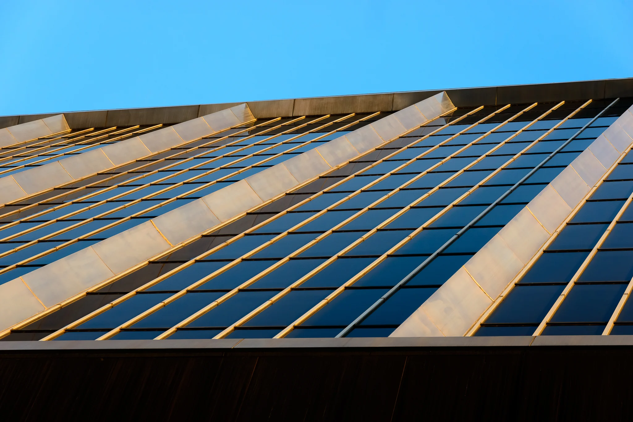 Golden Circuitry. Downtown, Detroit.