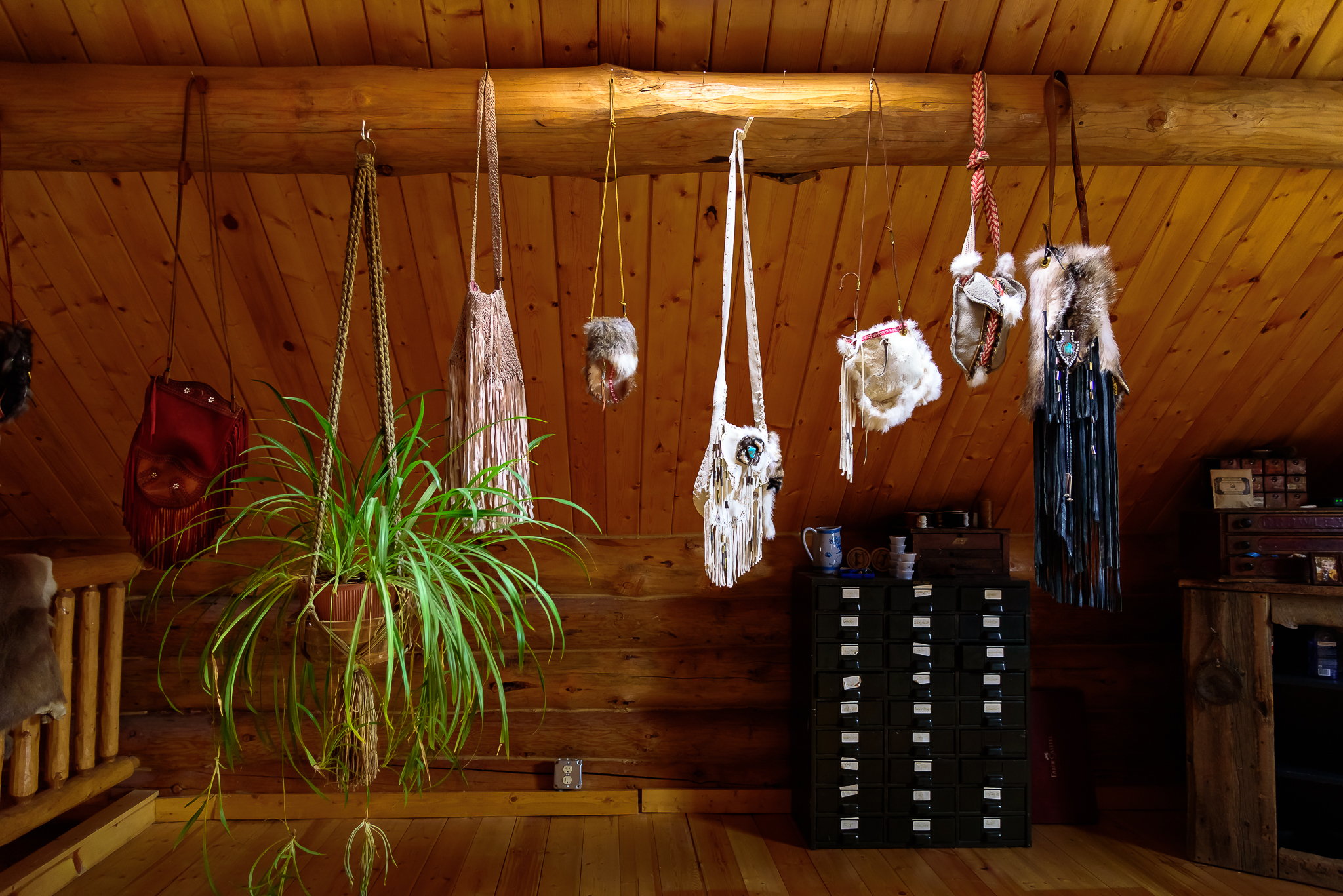 Calamity Pass Trading Co. purses in their natural habitat.