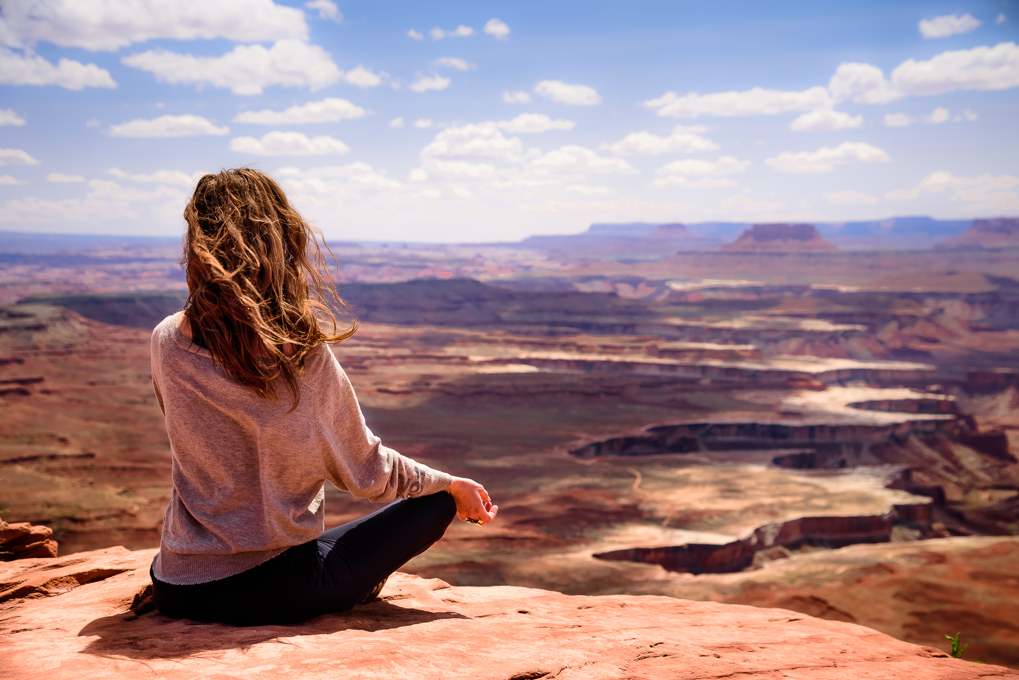 Stillness above the Green River Overlook in the Canyonlands.