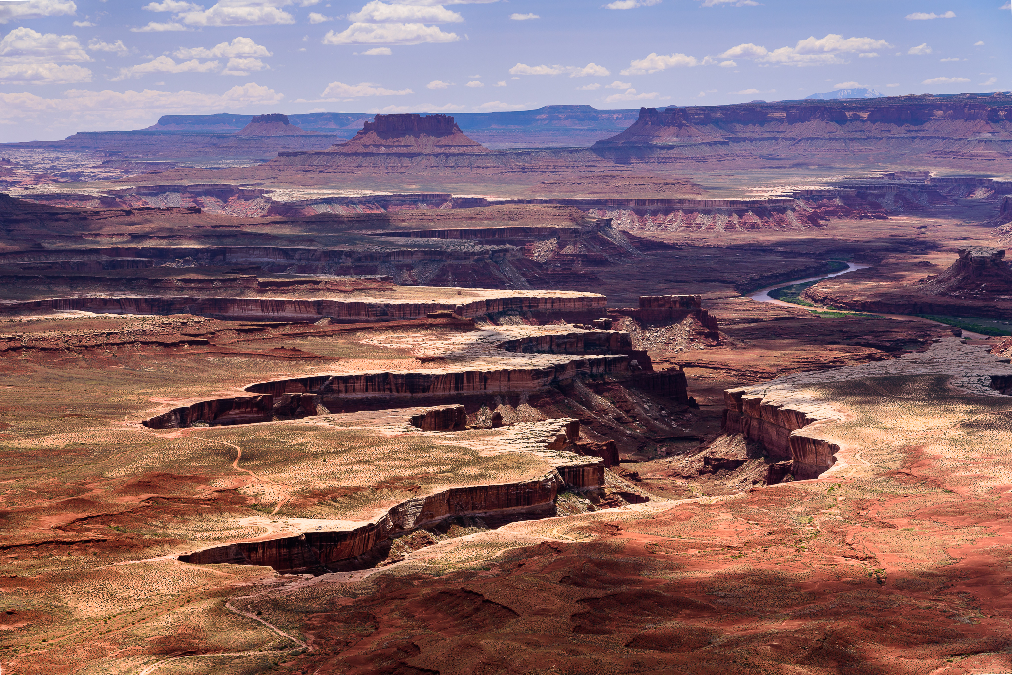 Moab's backyard pool. Canyonlands National Park, UT.