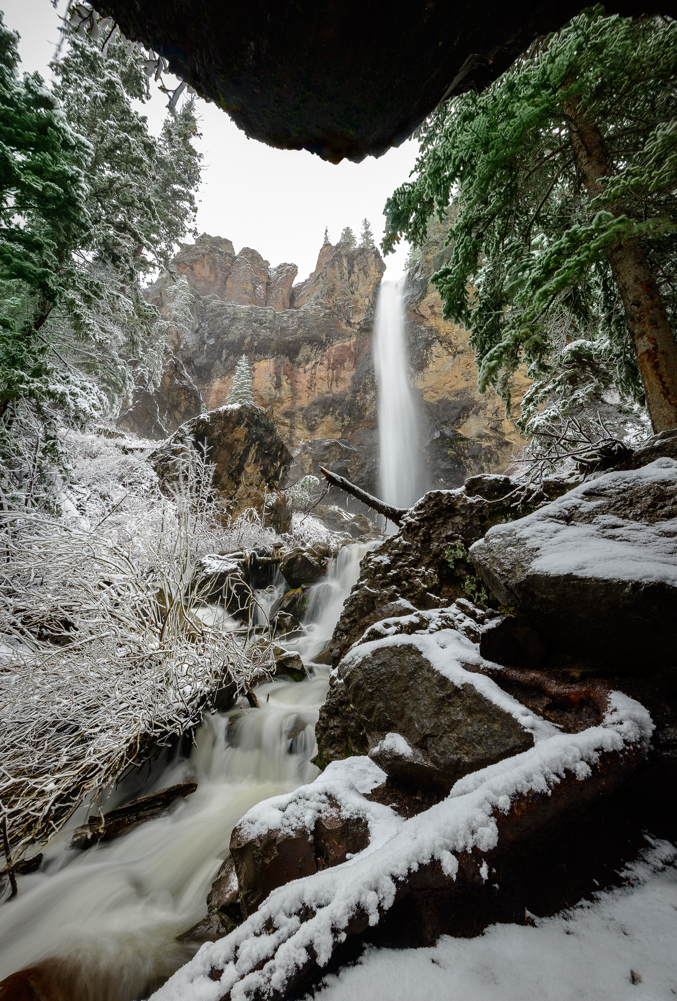  I'll take a nook like this any day.&nbsp; Treasure Falls, Wolf Creek Pass, CO. 