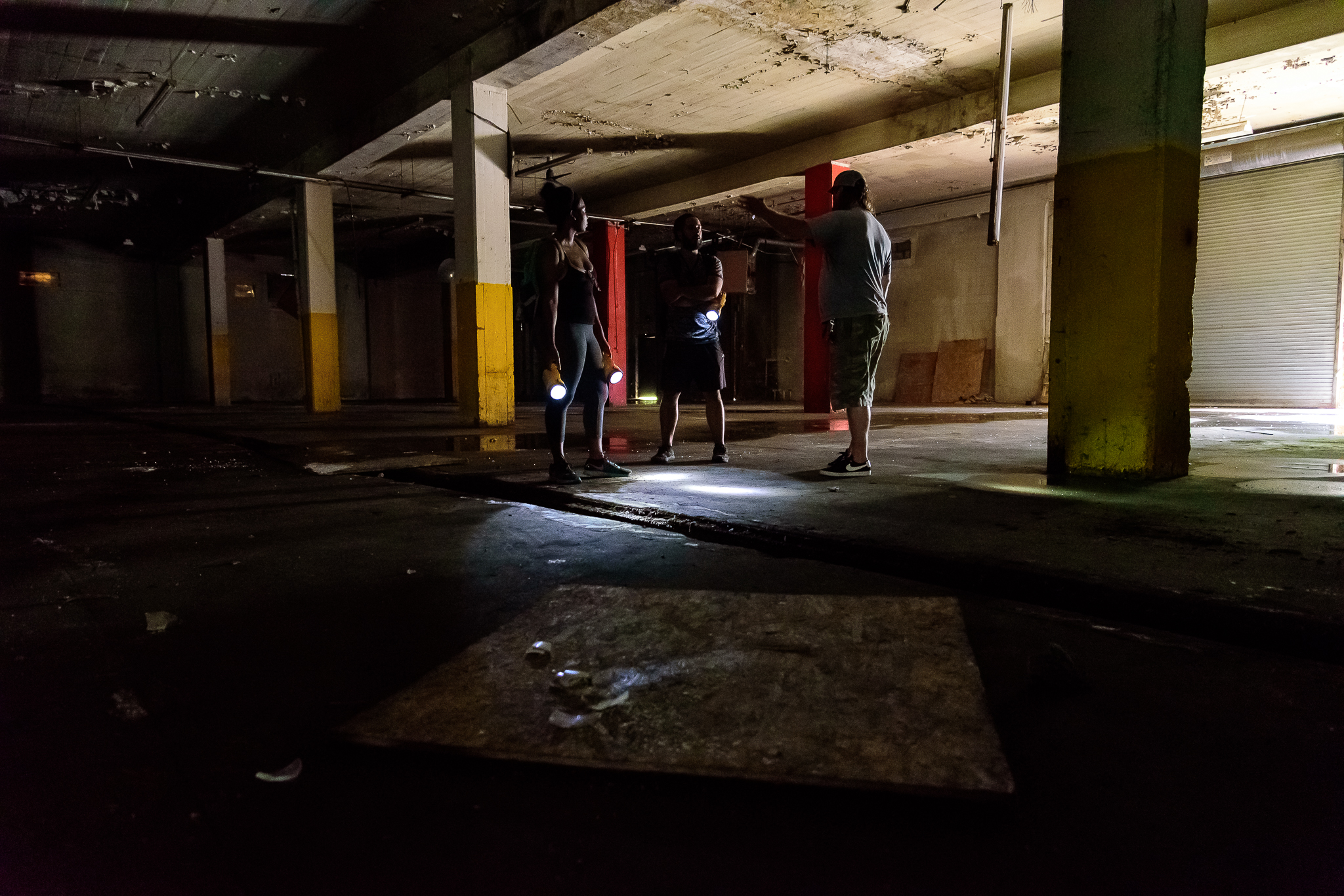 7/16/15. While tame, I got my first chance to explore an abandonded wharehouse. Ugh the possibilities....