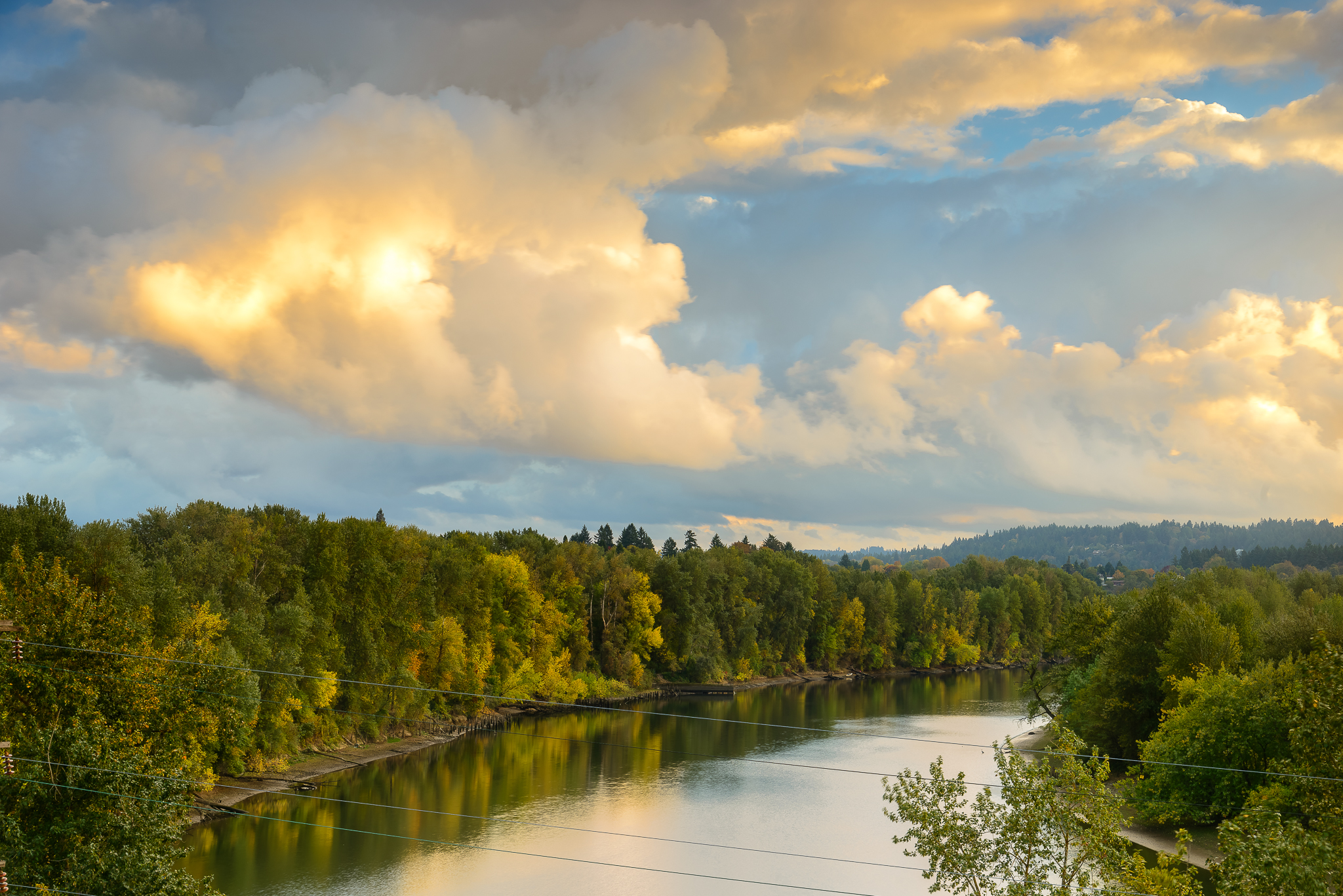  The Willamette River provides some easy nature access.&nbsp; SE Portland 