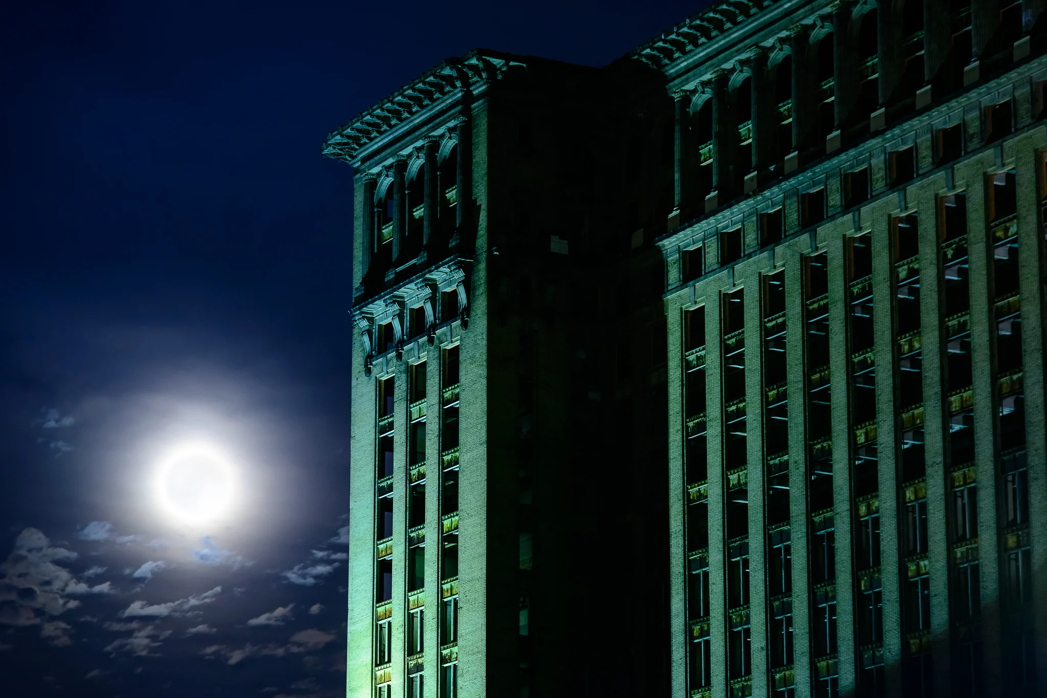 History changes before your eyes in Detroit. Corktown, Detroit.
