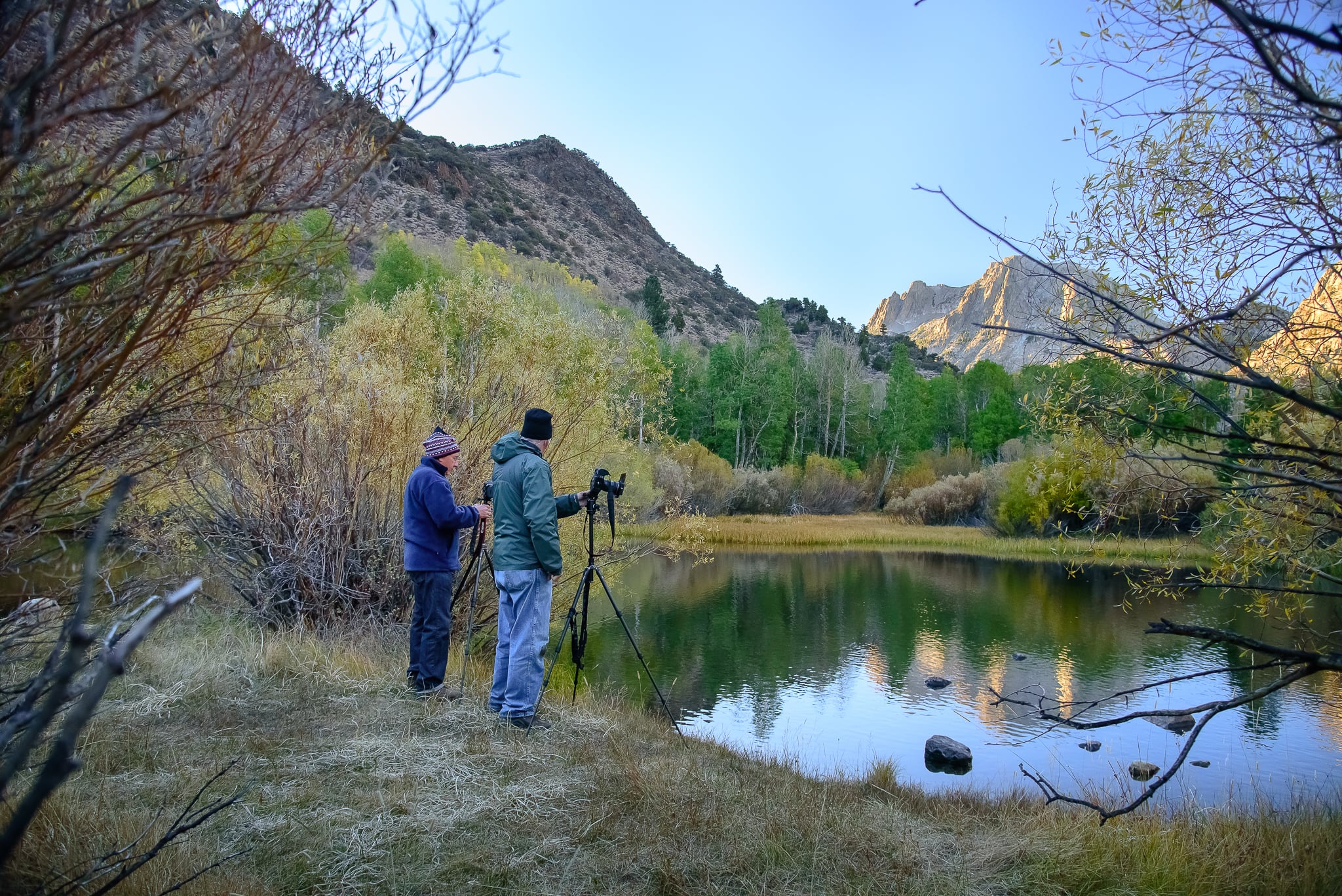  Crisp and cold morning along Rush Creek. 