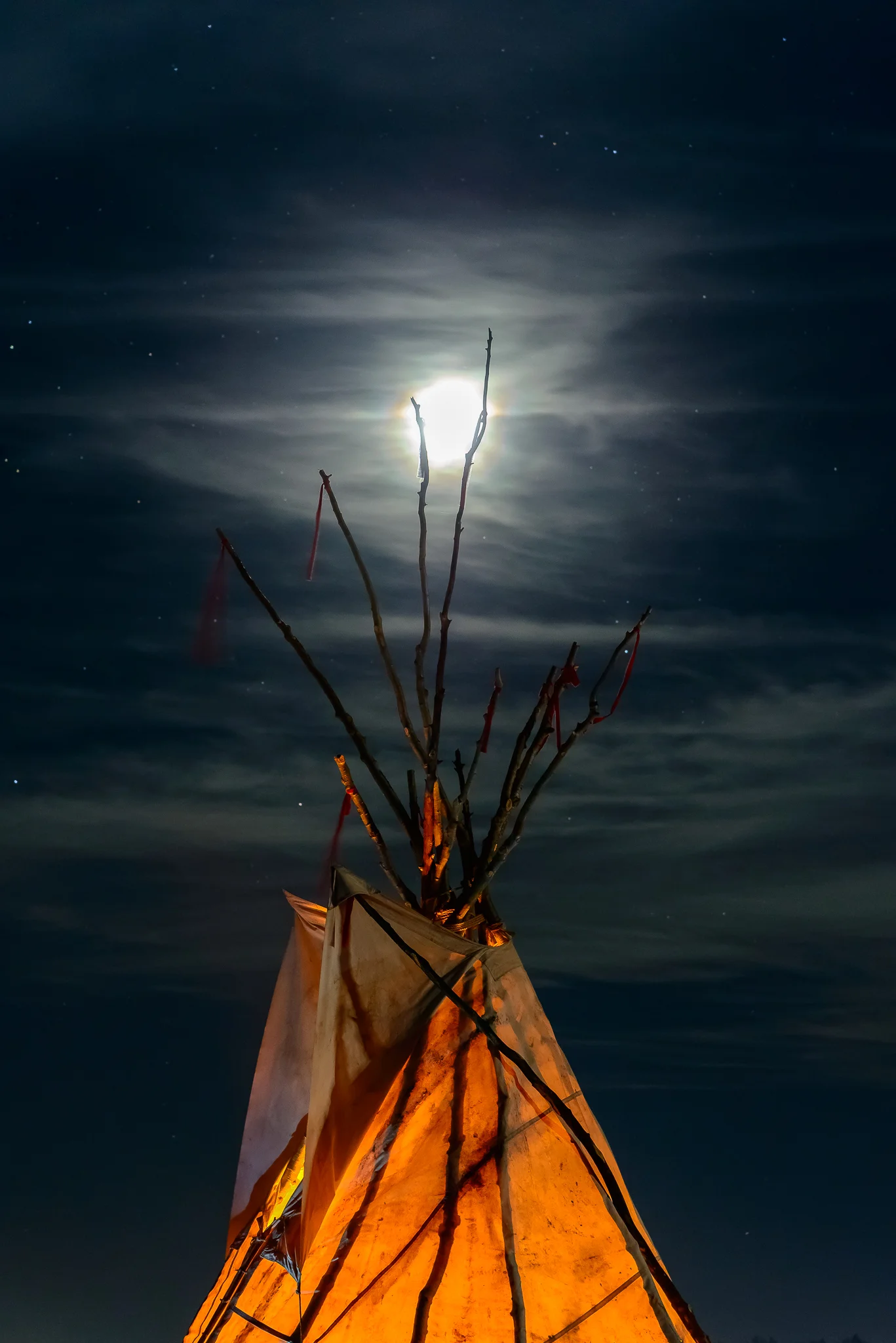 I chose my camp spot based on how awesome this teepee was. Standing Rock Reservation Area, ND.
