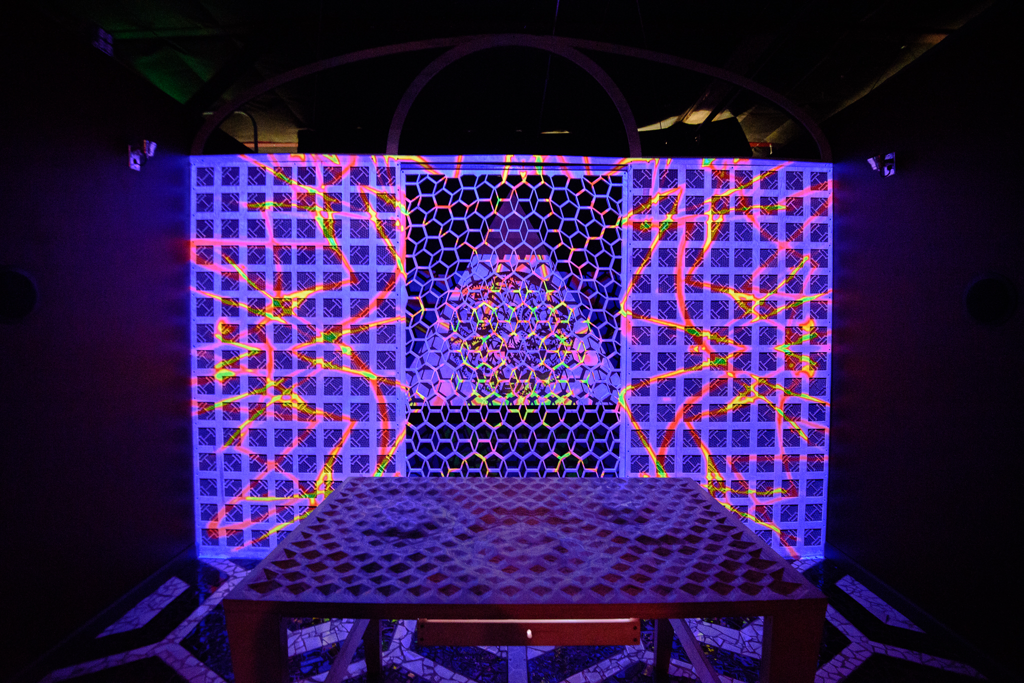 Take a seat, stay awhile, and erase your mind. Meow Wolf. Santa Fe, NM.