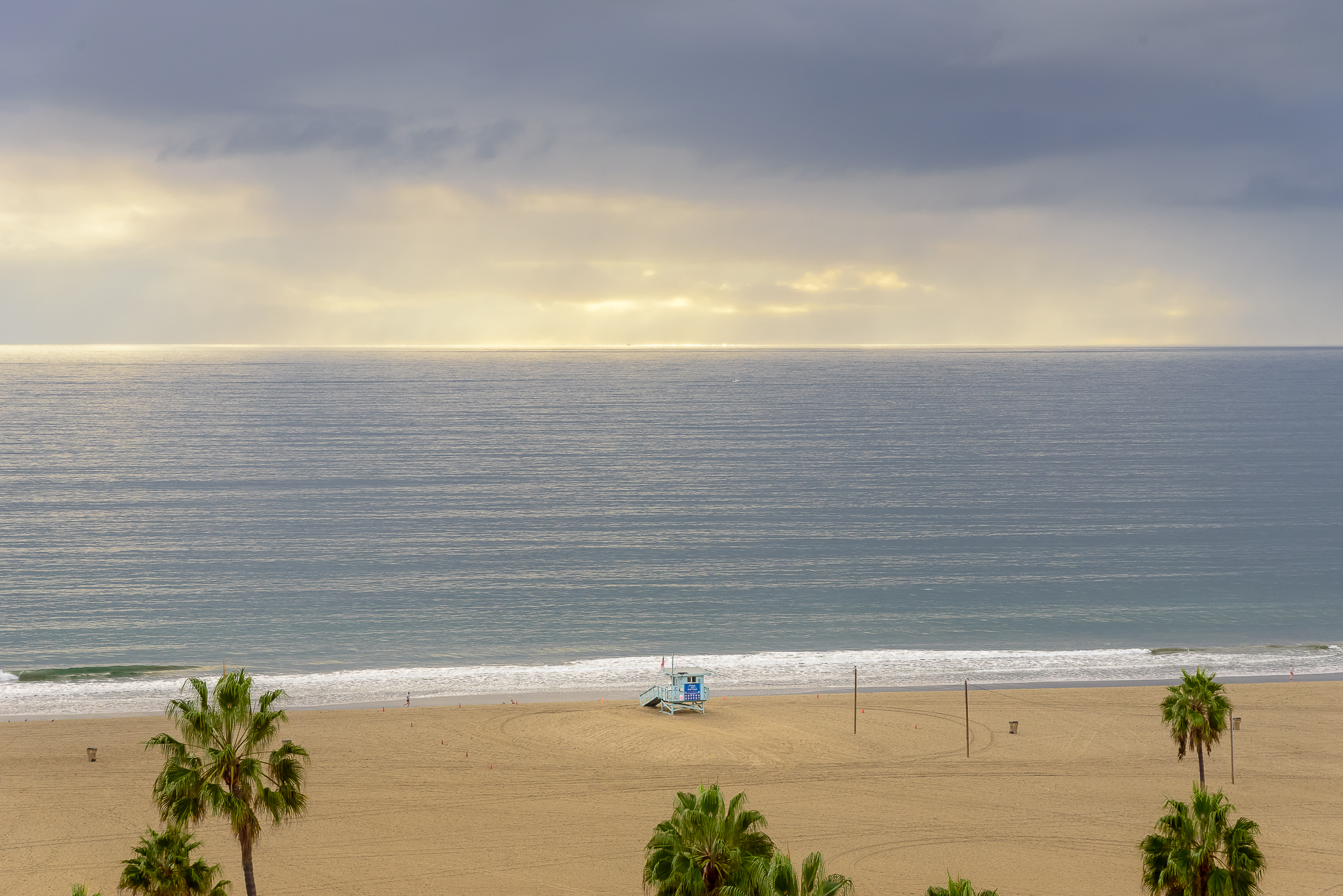 The beginning of the light study. Santa Monica, CA.