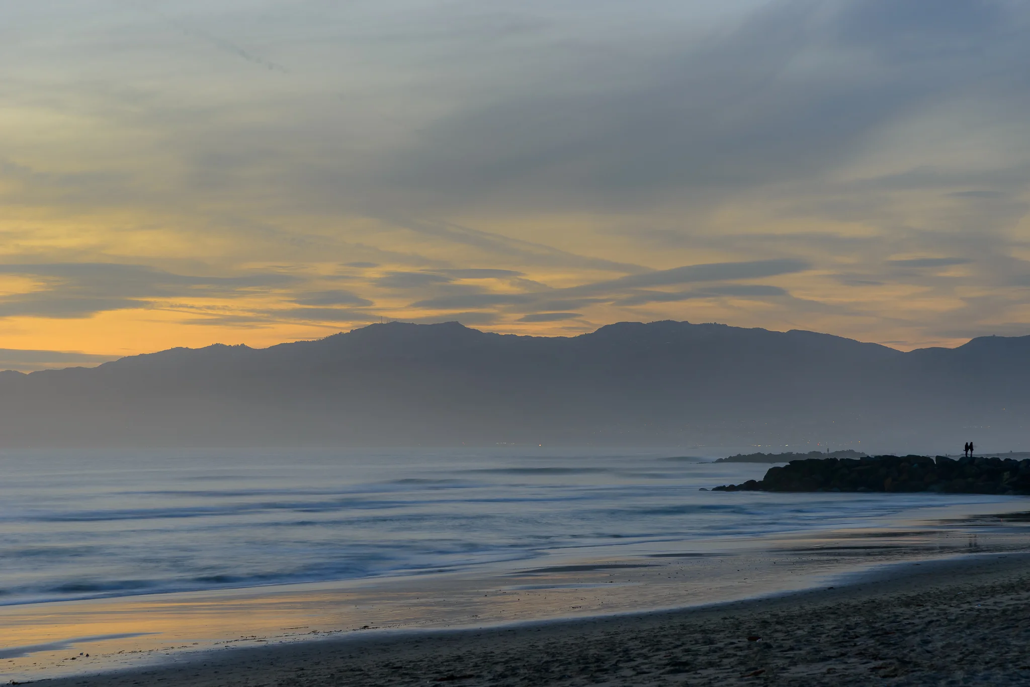 Sunset send offs. Venice, CA.