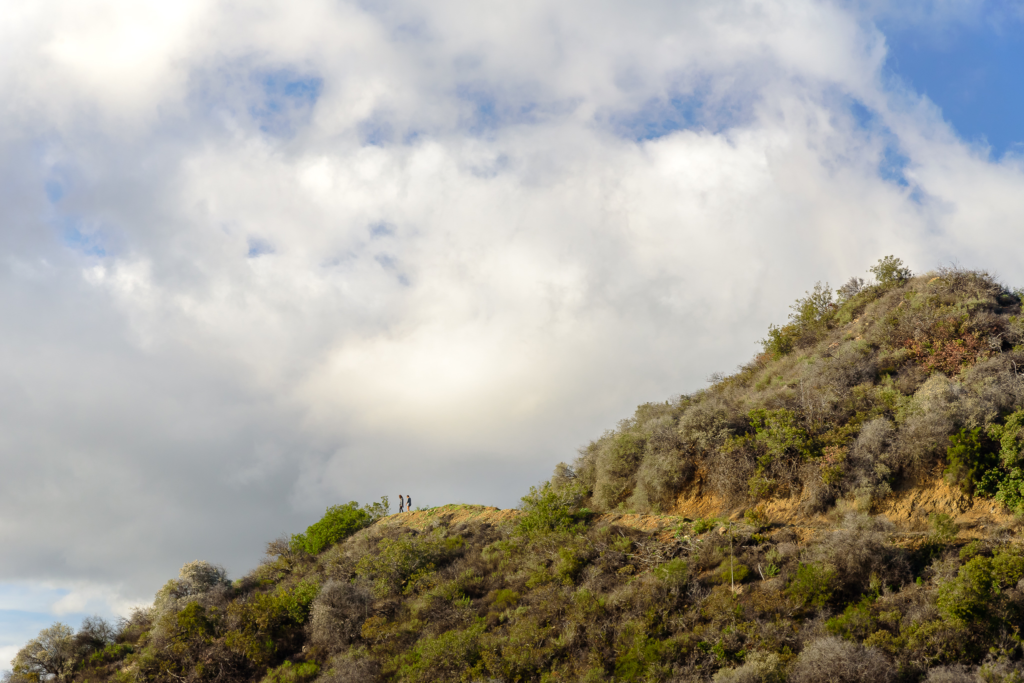 A break in the ascension. Topanga, CA. 