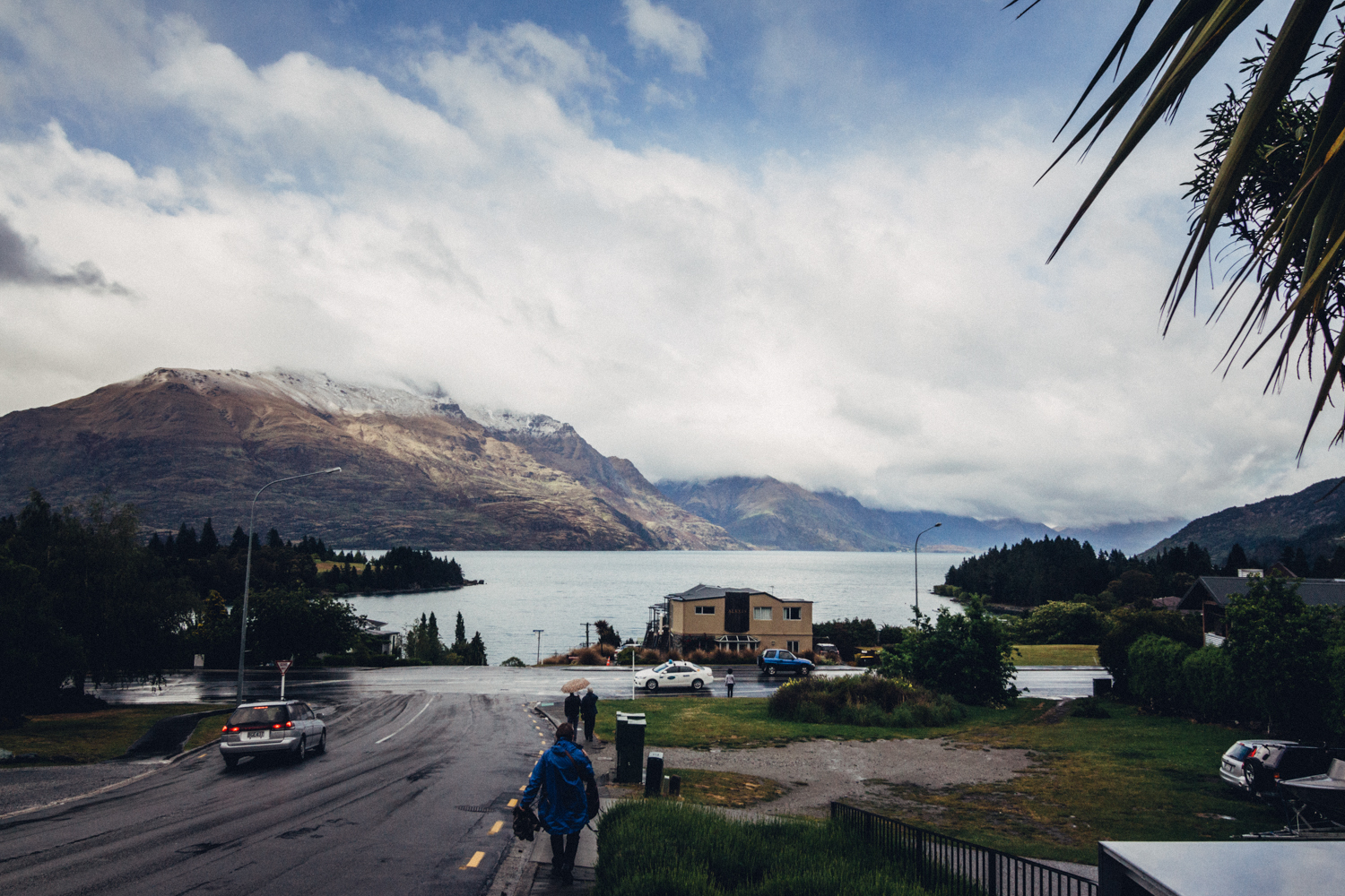 Walking down from our panorama view accommodation. It was a bit overcast in the morning but bathing in the crisp air and snow caped mountains view were the best morning greetings to us. 