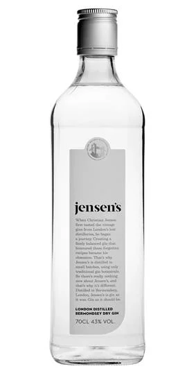 Jensen’s Bermondsy London Dry Gin | £26 After tasting vintage gin from a long-lost London distillery, Christian Jensen set out to create an uber-traditional London Dry using only botanicals available in the 1800’s (no cucumber or seaweed here). Made at a small distillery located in railway arches near London Bridge, this is a gloriously traditional juniper-led gin with a strong pine note from the Italian juniper berries, and a touch of violets, spice and herbs. Rich and complex yet subtle and smooth. Delicious in a dry Martini, or a classic G&T with premium Indian tonic water and lemon or lime.