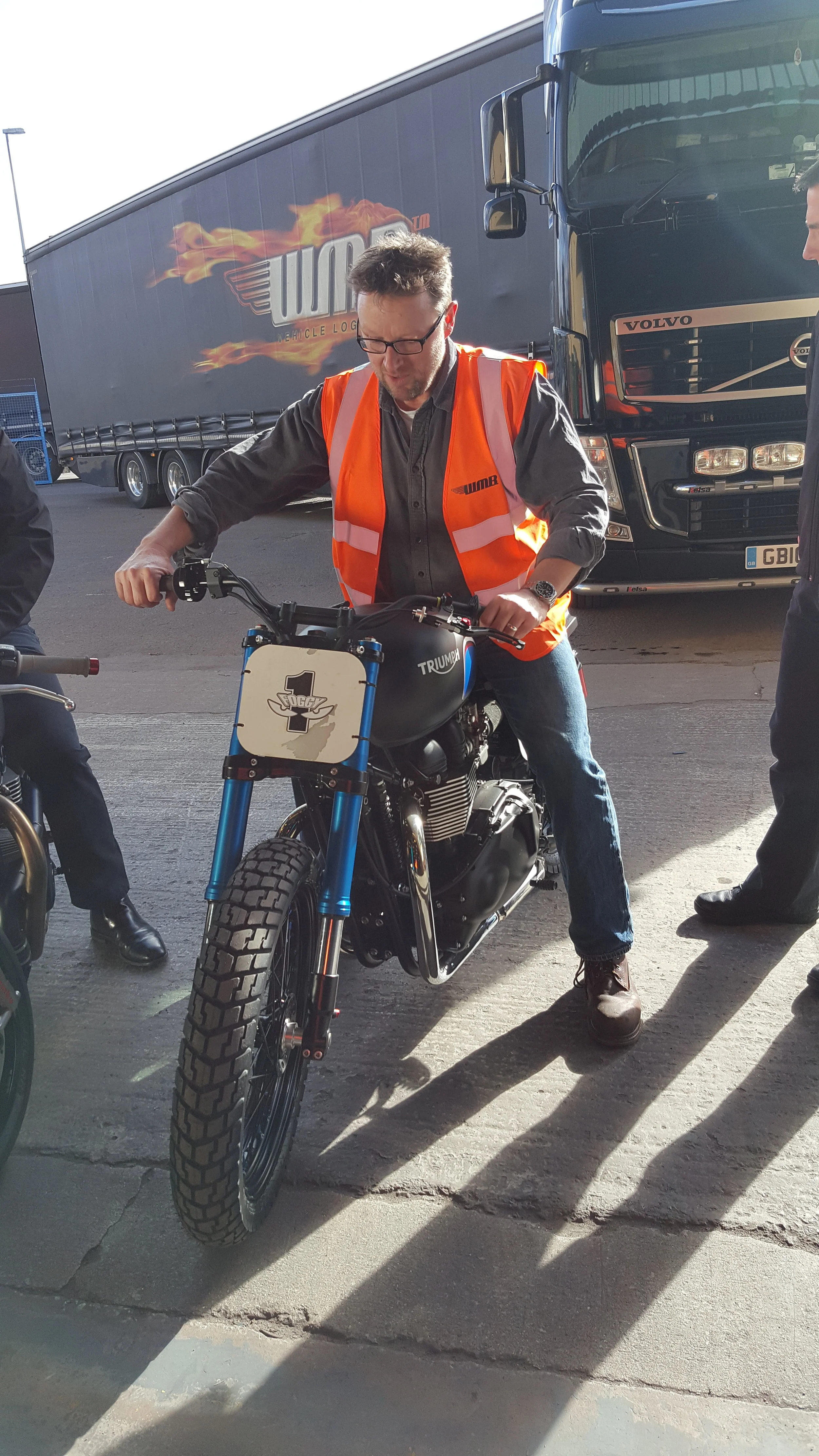 I couldn't resist a chance to sit on this supercharged beauty made especially for Carl Fogarty.