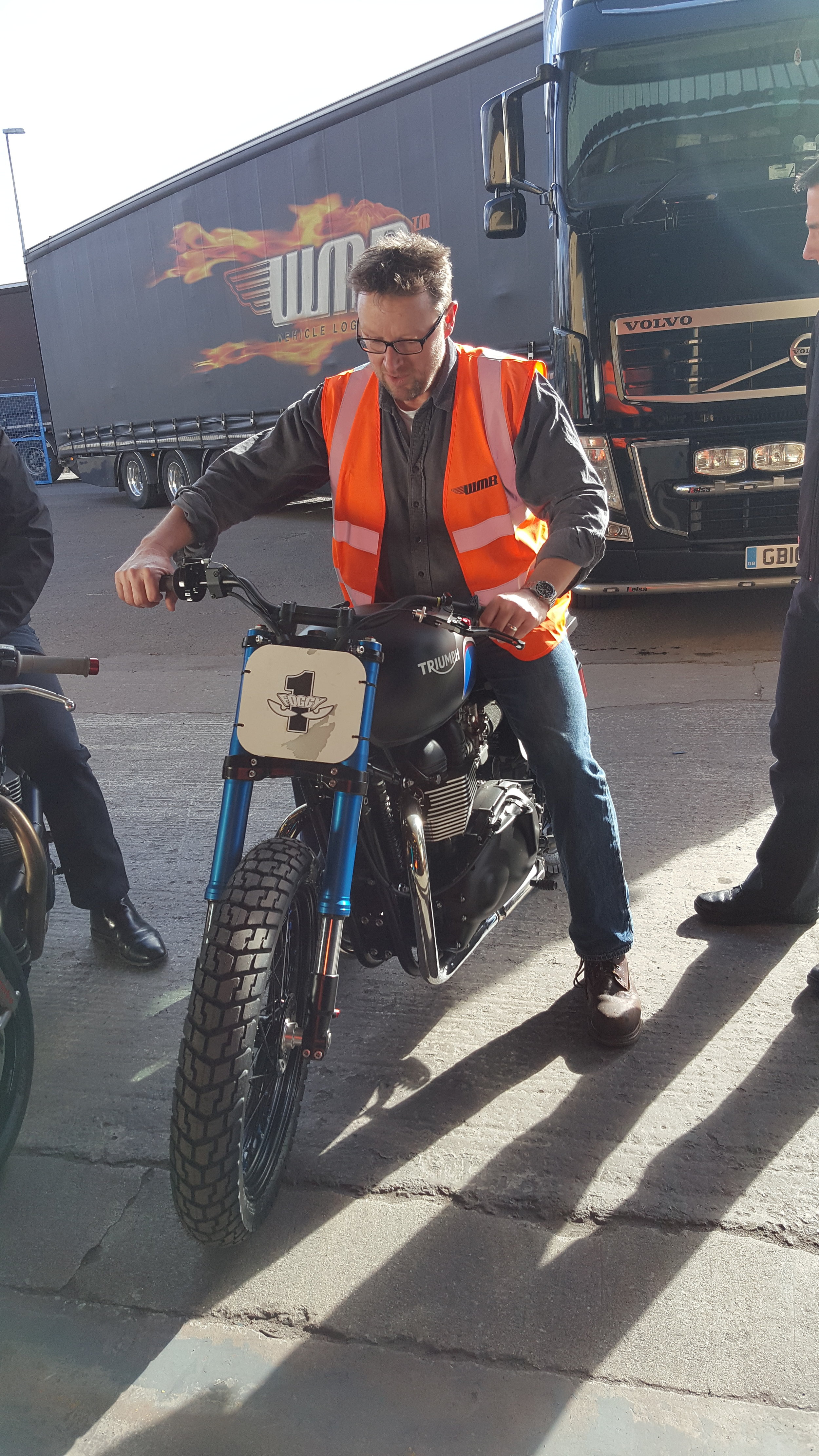 I couldn't resist a chance to sit on this supercharged beauty made especially for Carl Fogarty.