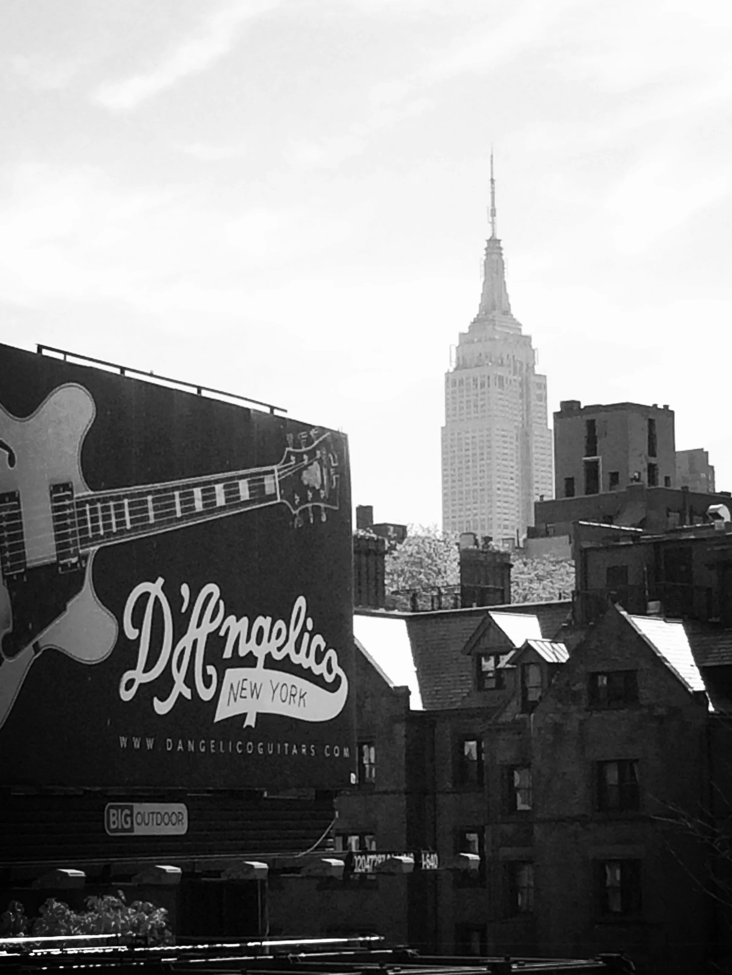 an iconic New York skyline viewed from the highline