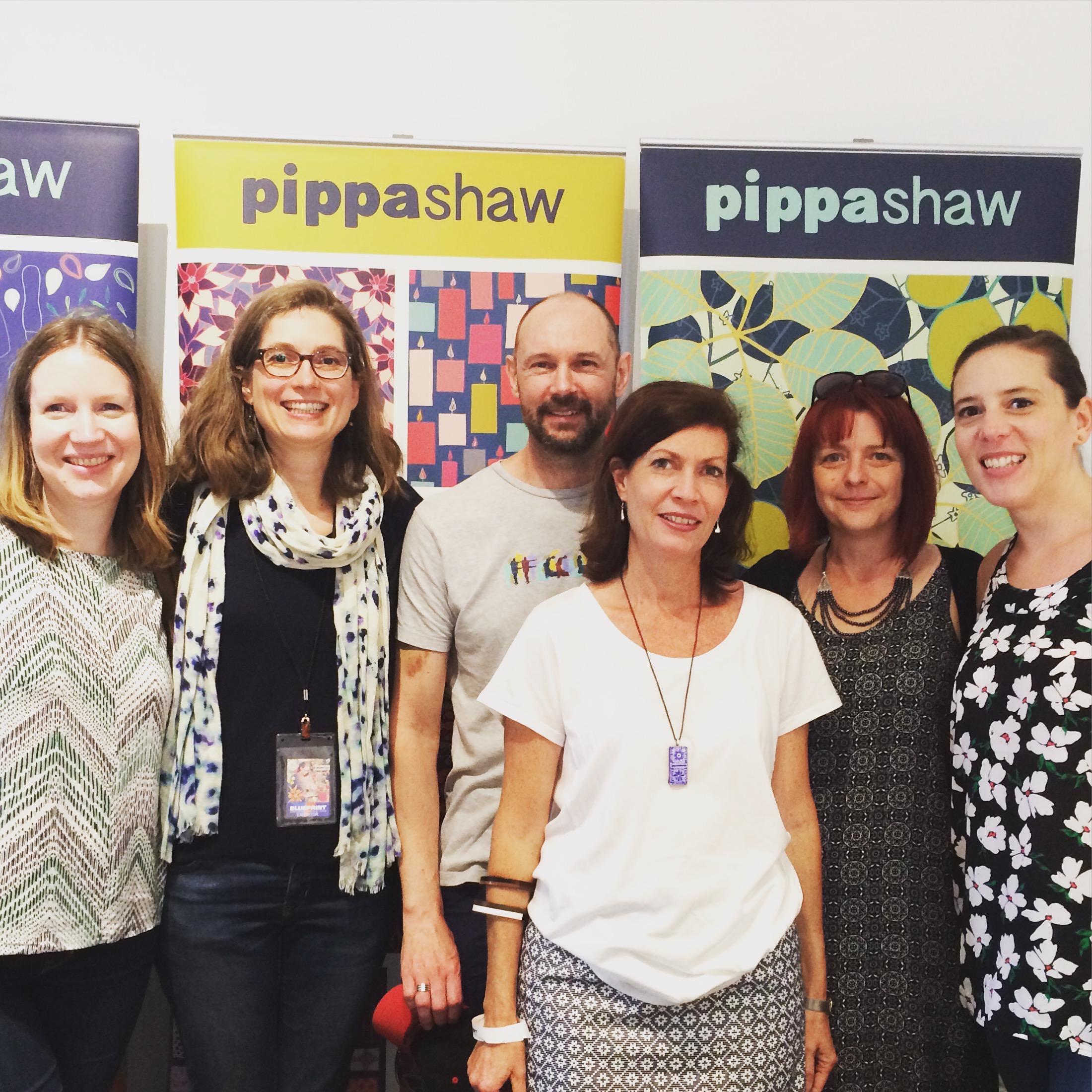 Emma, Kevin, Jos, Julie and Beth of Four Corners Art Collective came to visit me on my stand