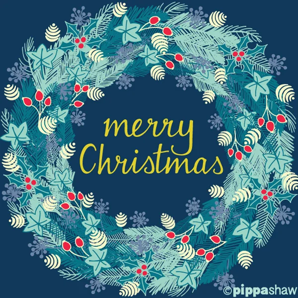 Christmas wreath for day 17