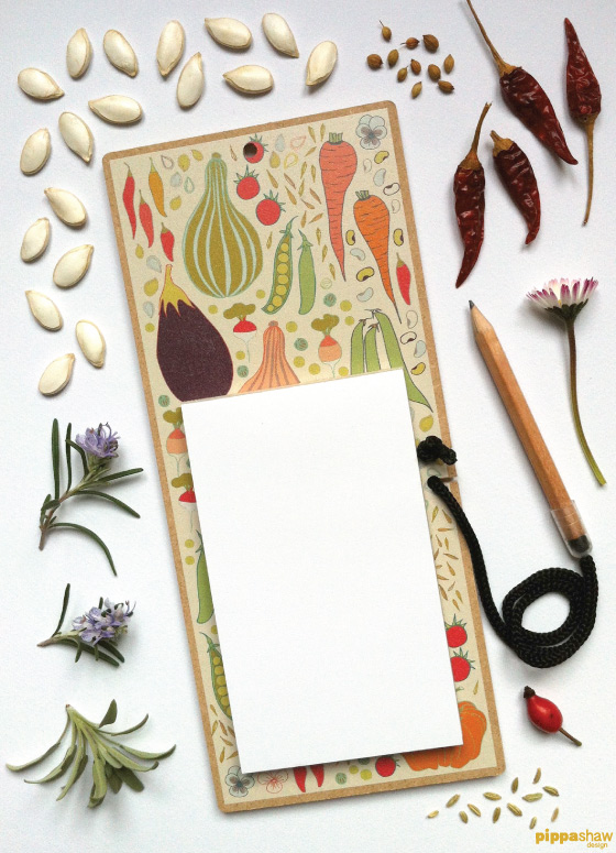 Harvest magnetic notepad for Padblocks