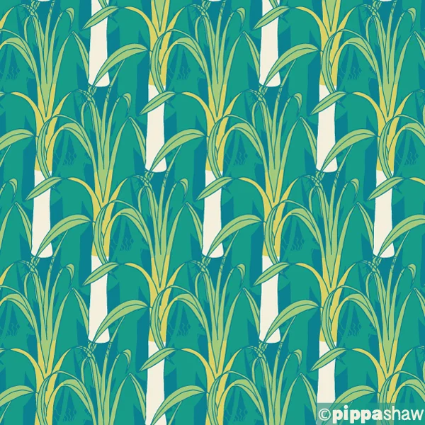 Leeks repeat by Pippa Shaw