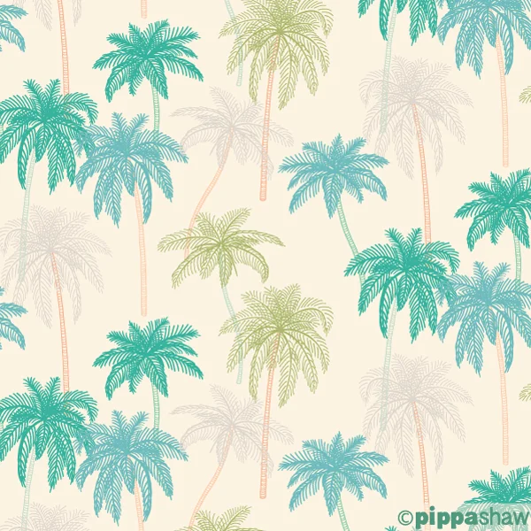 Palm trees by Pippa Shaw