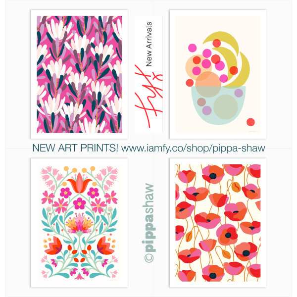 art prints available with Fy! (free worldwide delivery) — Pippa Shaw pattern art