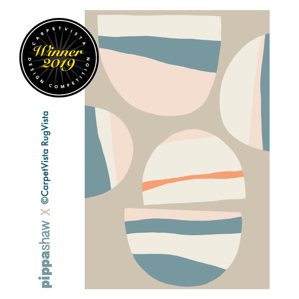 my winning RugVista rug is now available — Pippa Shaw pattern / art