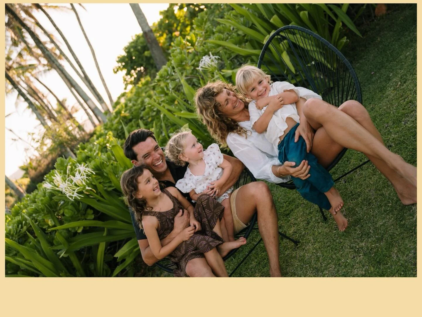 A day at home &amp; in the water with the Keeners&mdash; in some cases, those two places are the same 🌼 A little taste of the creativity that comes from dreaming big with your family shoot. After a mixture of play time and tag and slack line in thei