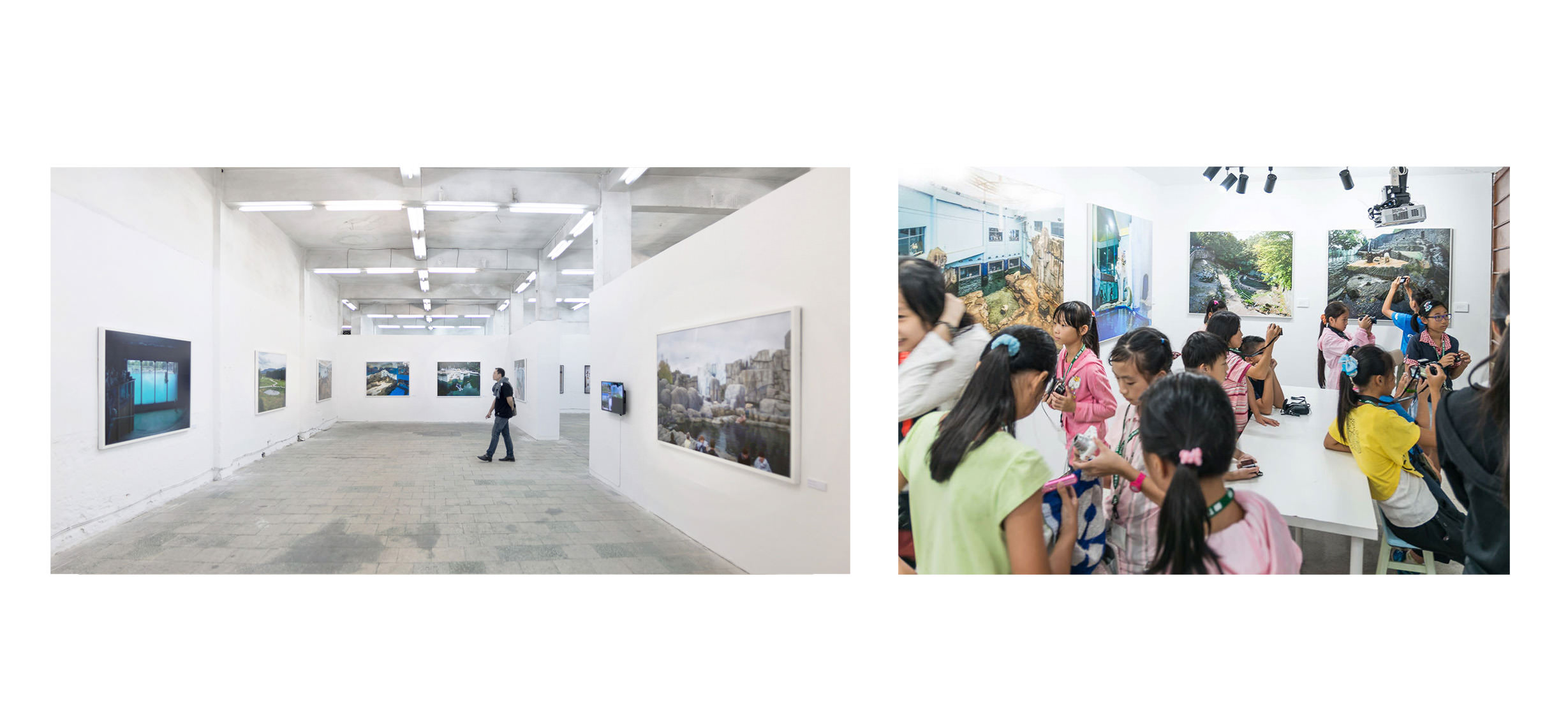 -Installation- L: Lianzhou Foto Festival, China (2016) R: Wanderer Studio, Taipei (2015)
