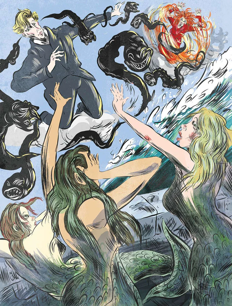 Howl interior illustration
