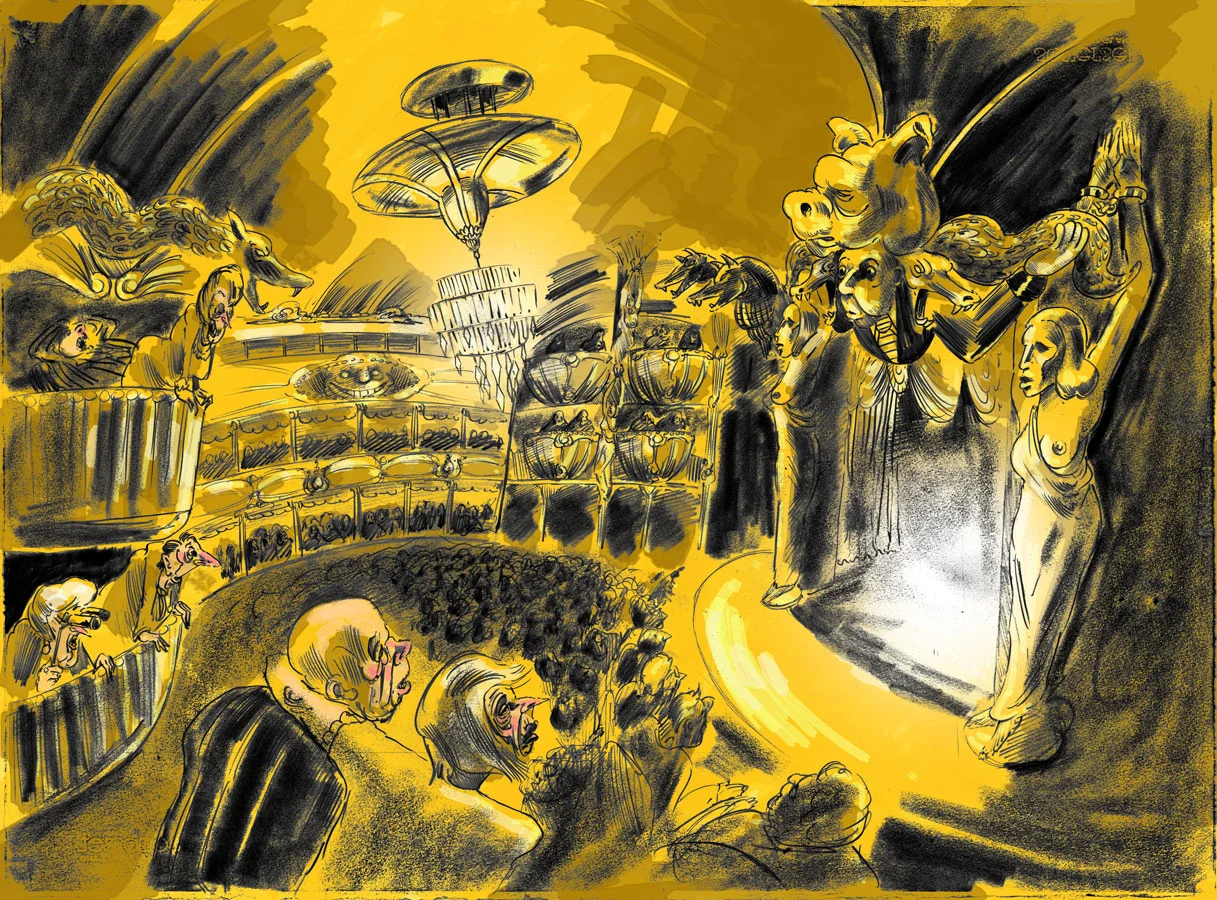 Theatre interior for animation