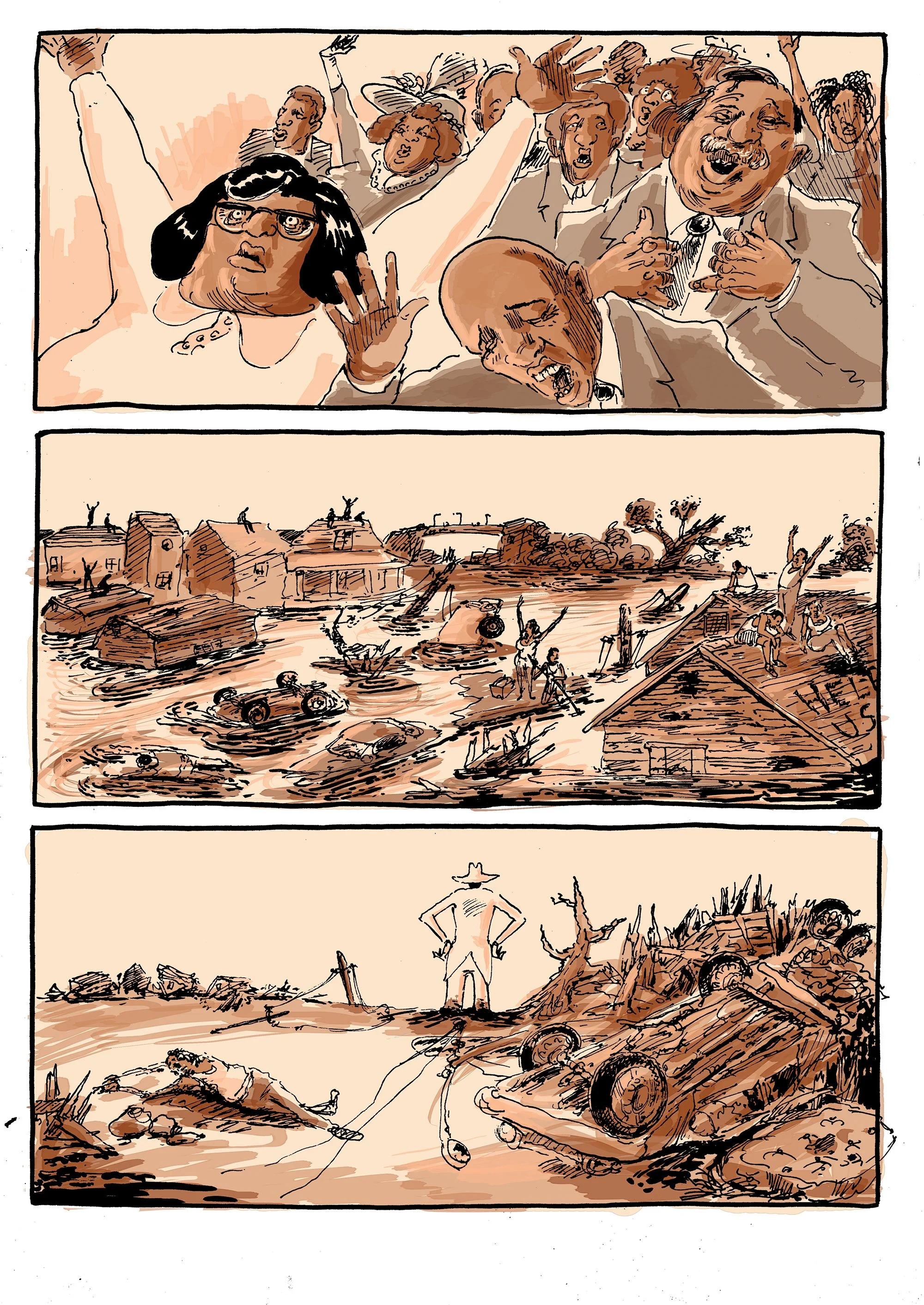 Bad Blood comic about Tuskegee syphilis experiments 
