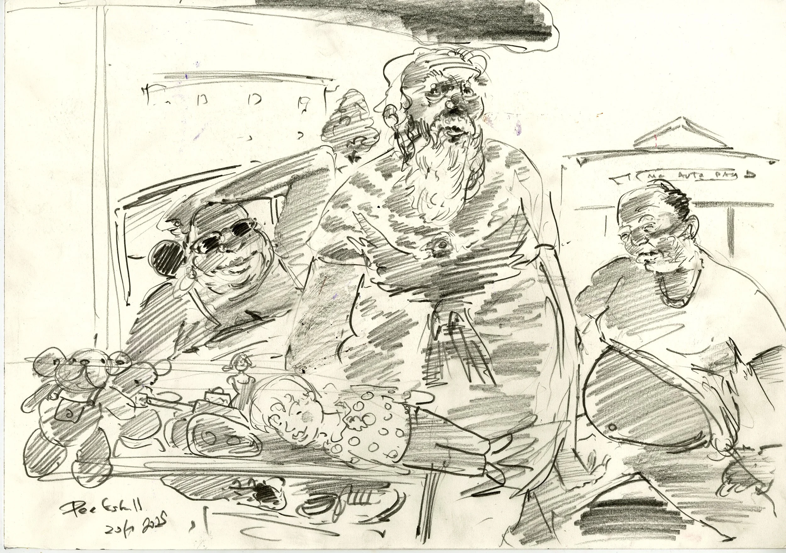 Flea market, New York 