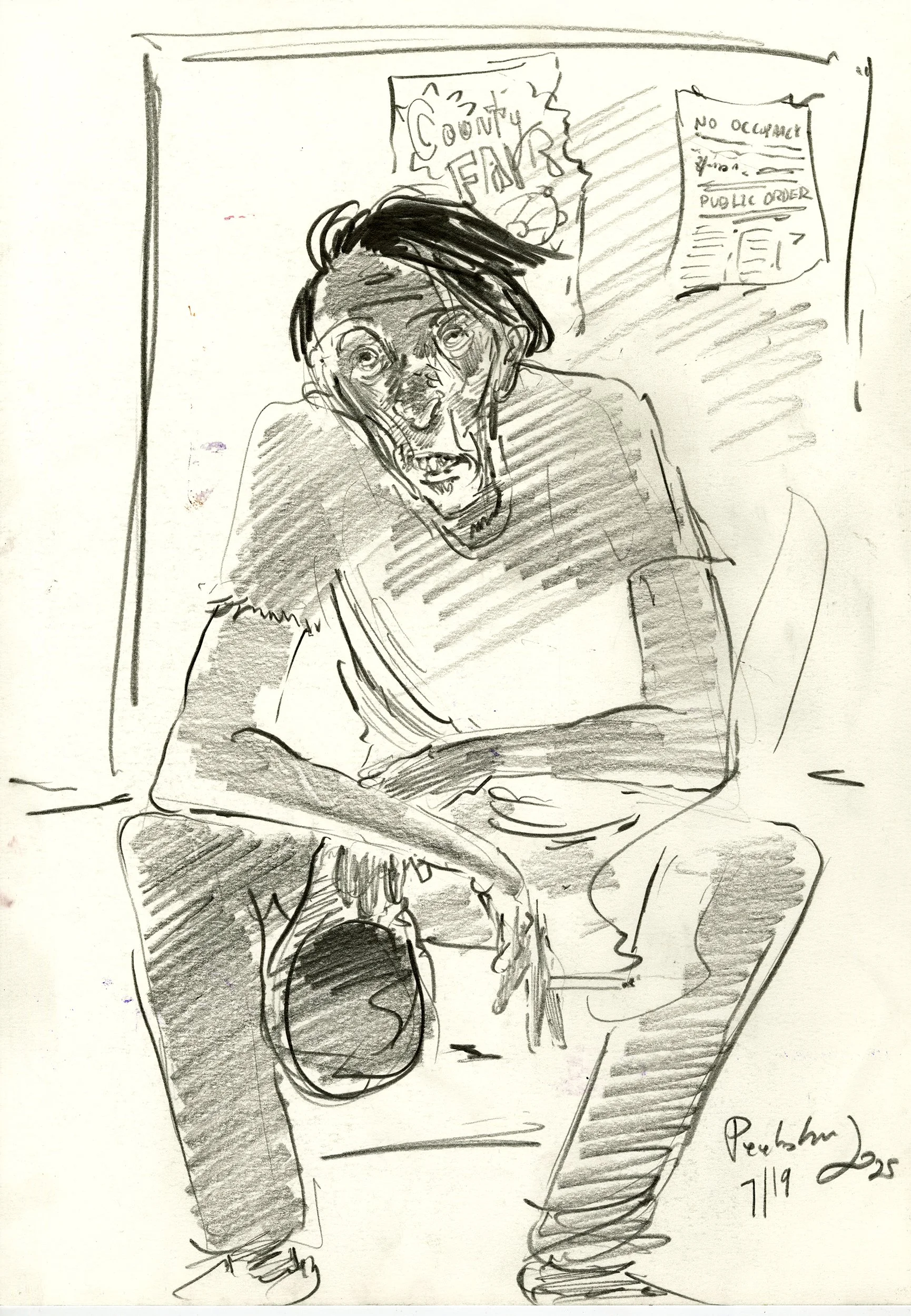 In the heat of the day, New York