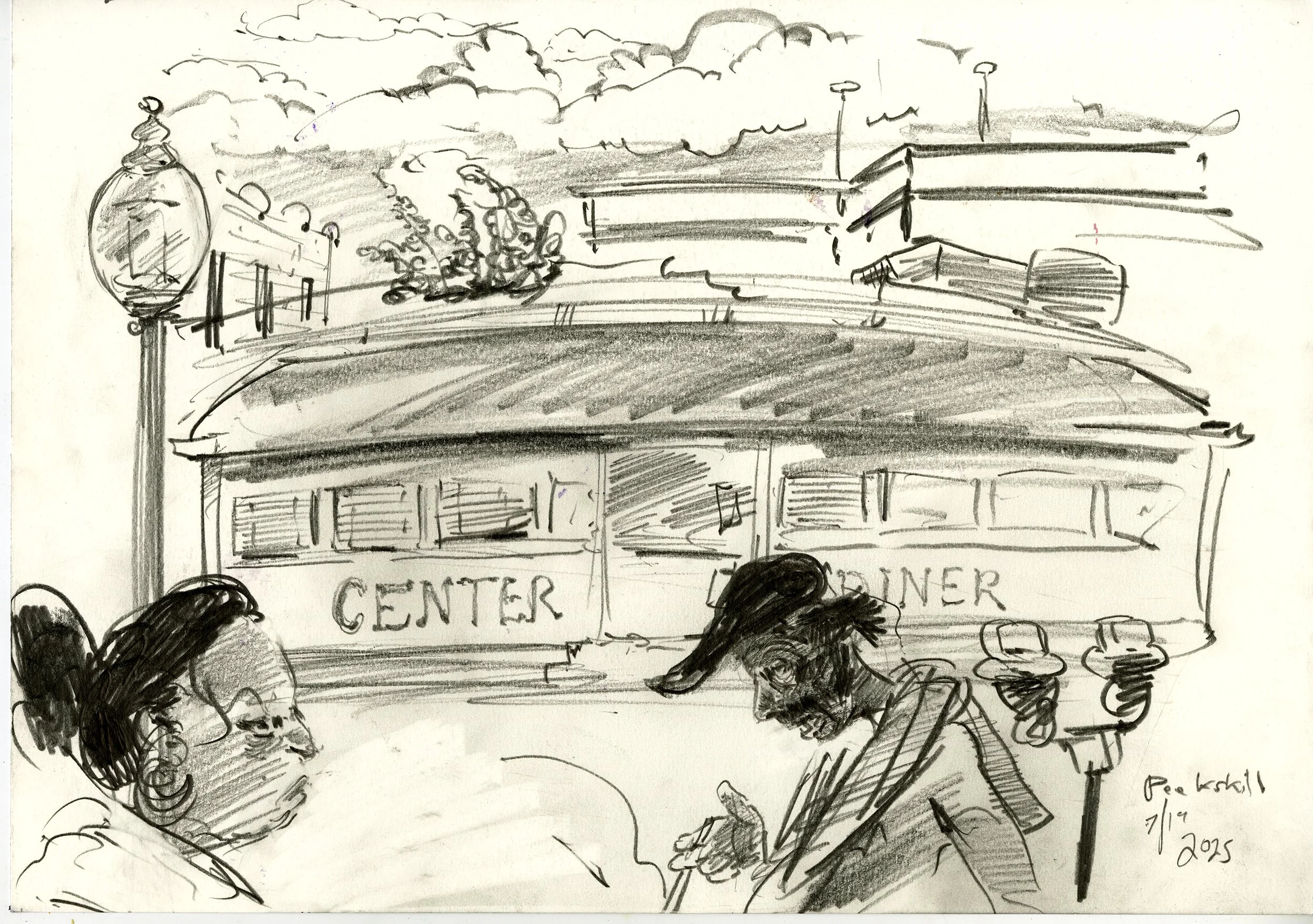 Closed diner, New York