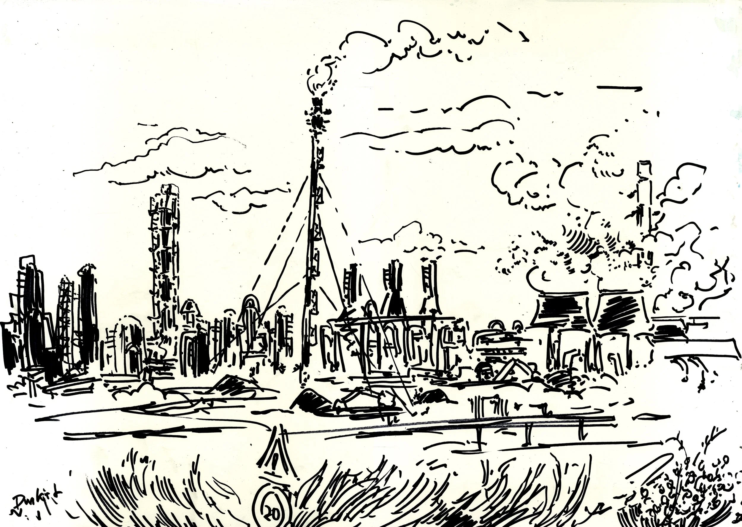 Industrial park, Dunkirk 