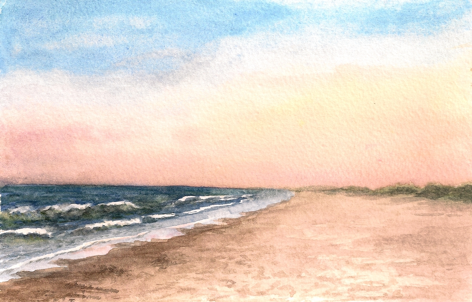 Beach at Sunset