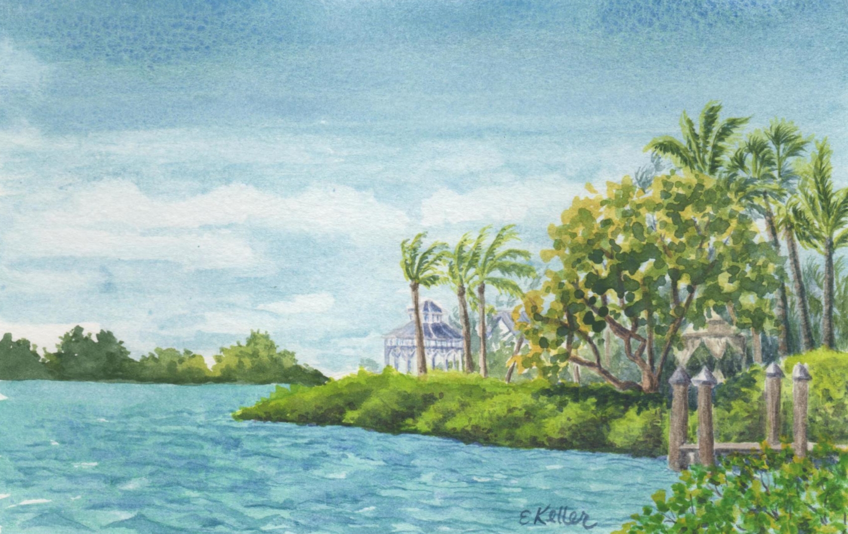 Gazebo Near Lagoon