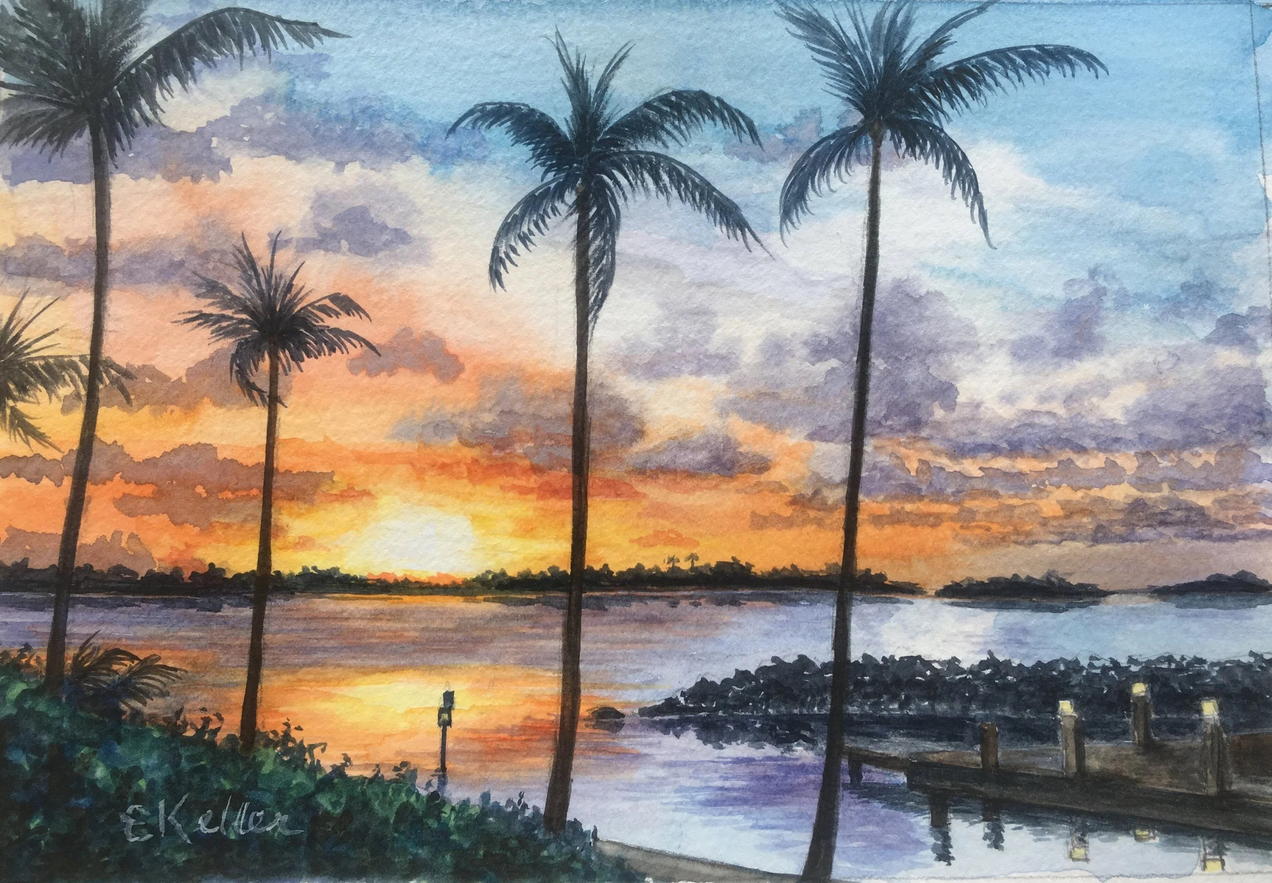 Indigo Reef sunset
