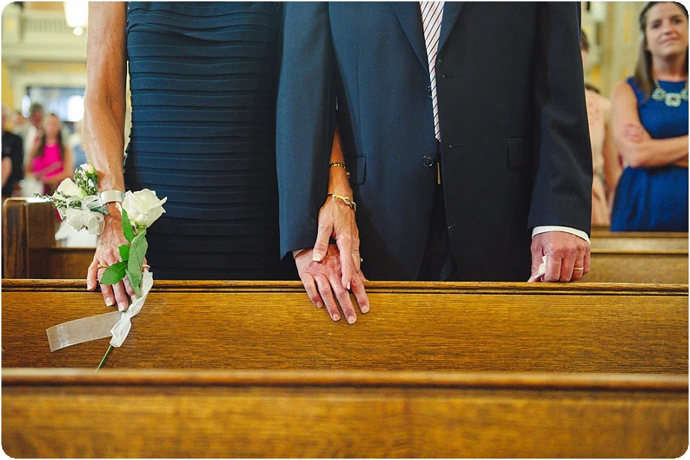 A Wedding at St. Coleman Church and Hyatt in Cleveland