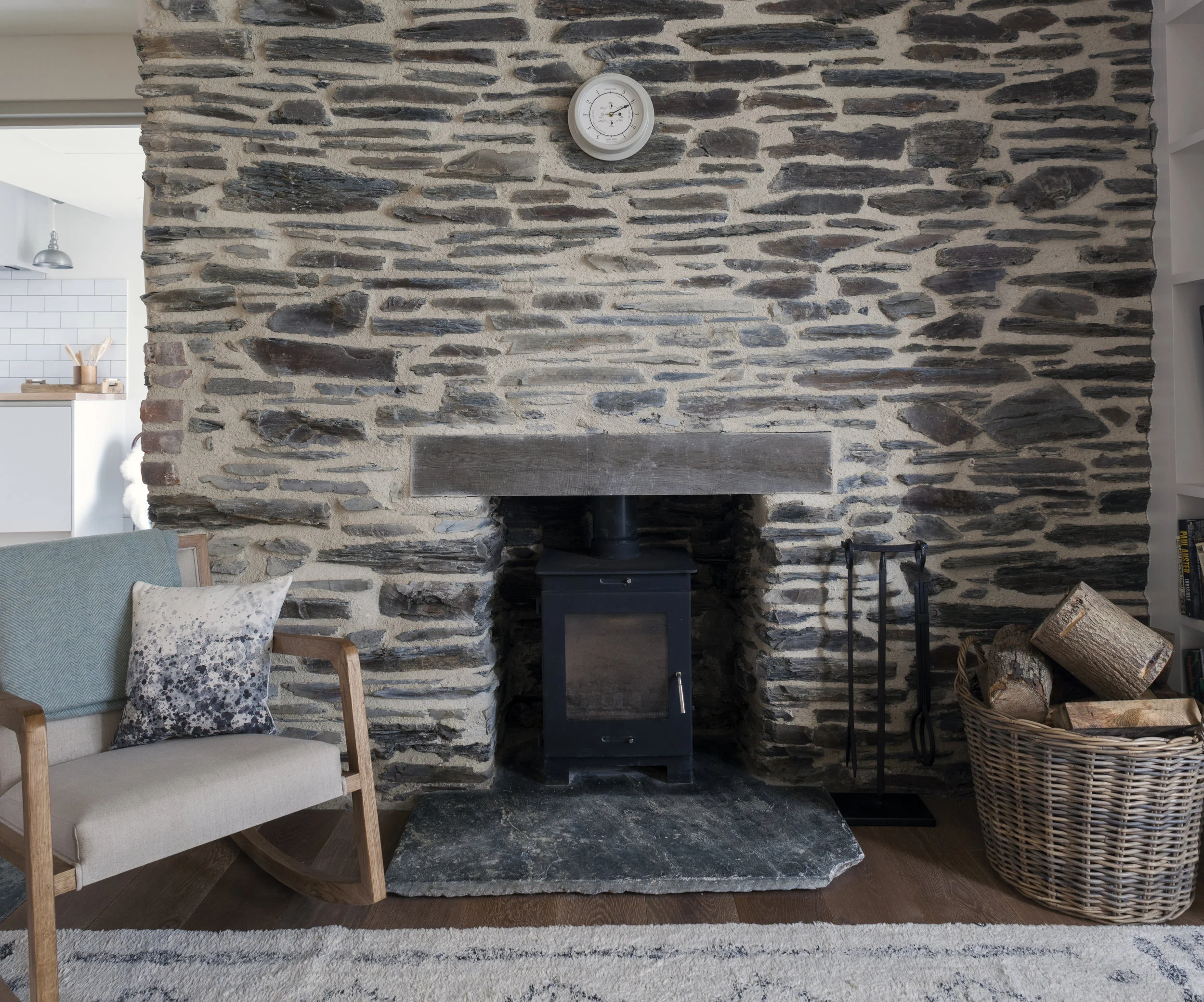 Location: Port Isaac, Cornwall Project: Full renovation of a lovely old textured stone wall.
