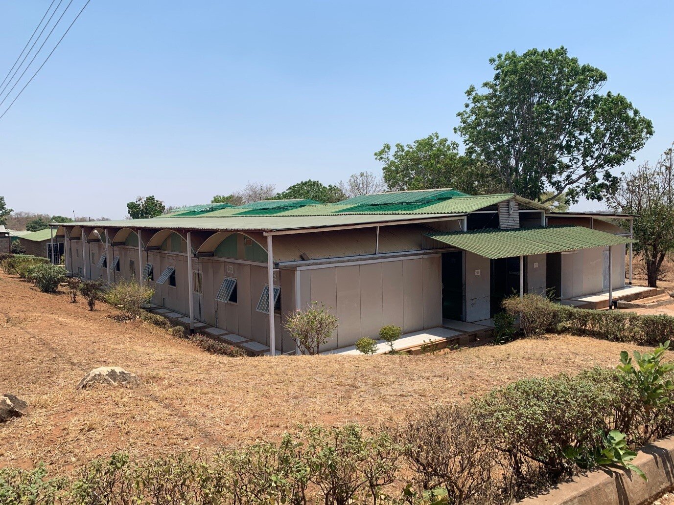 Zambia Helpers Society Hospital: view of the main clinic building