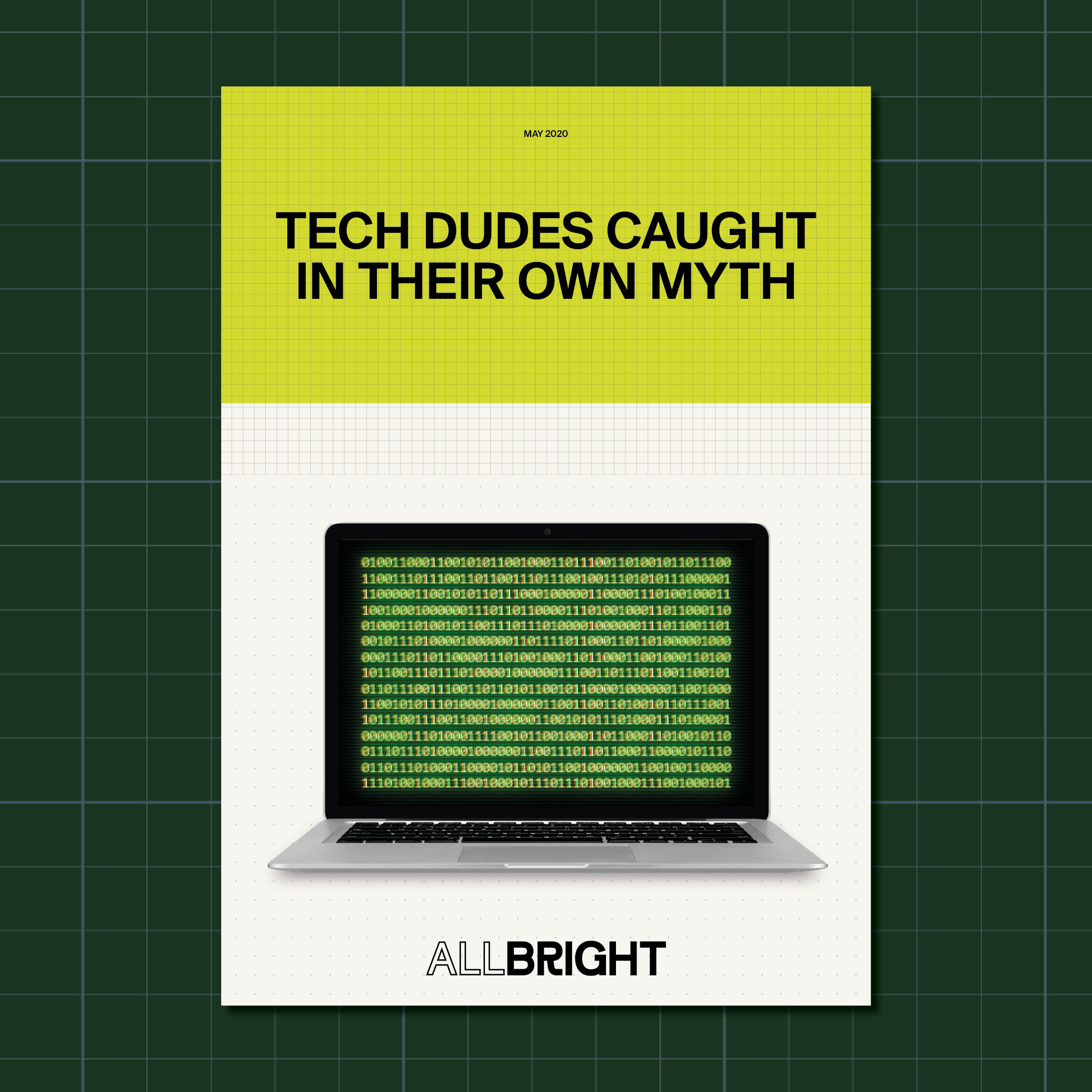 Report: Tech dudes caught in their own myth