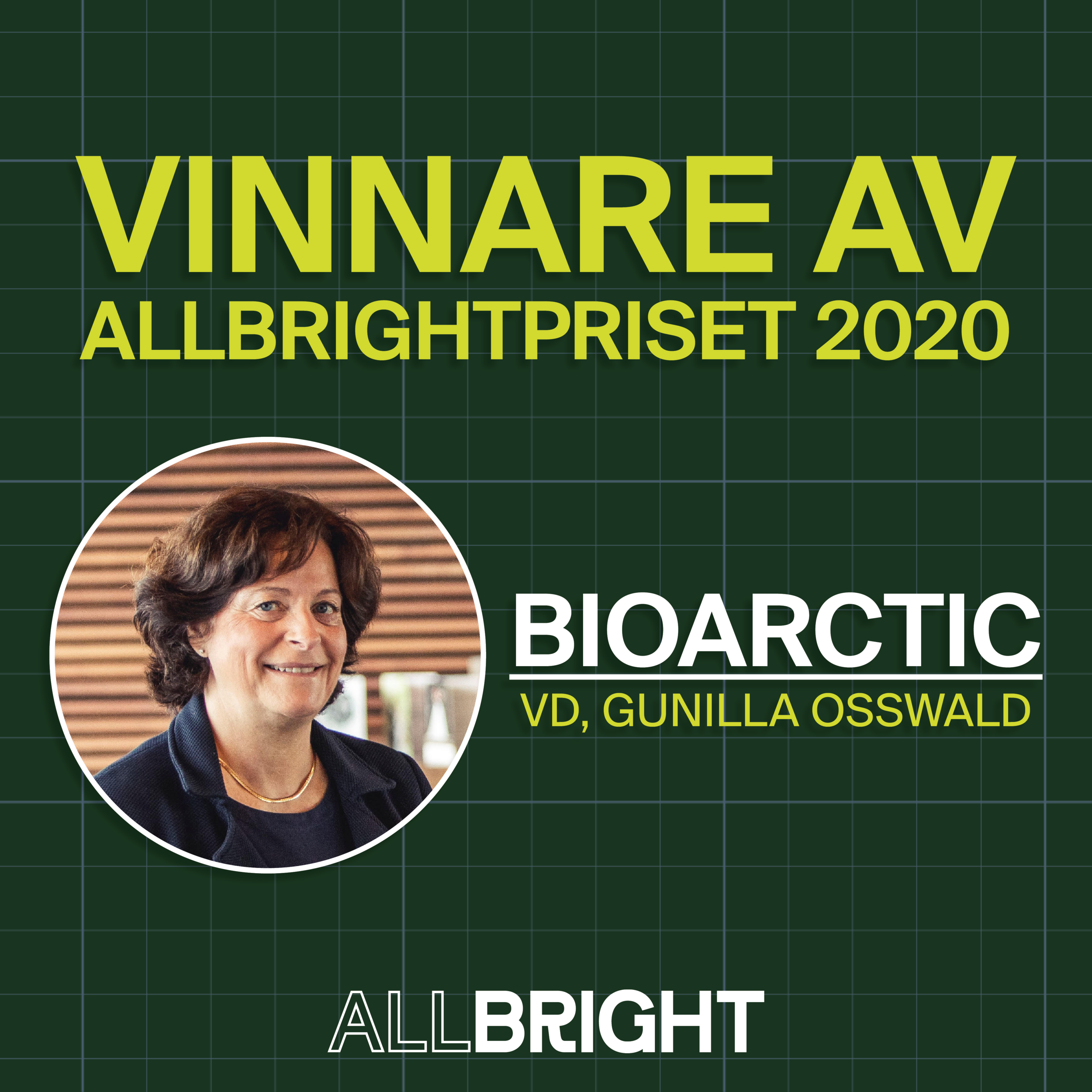 Allbrightpriset 2020 går till forskningsbolaget Bioarctic
